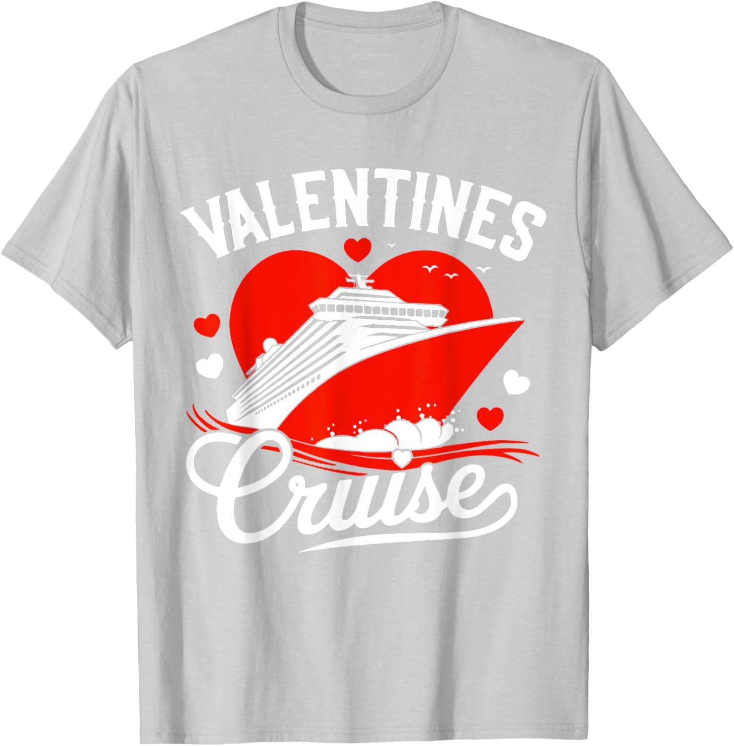 Valentine's Day Cruise Matching Couple T-Shirts for Sweet Vacation Fun - 17