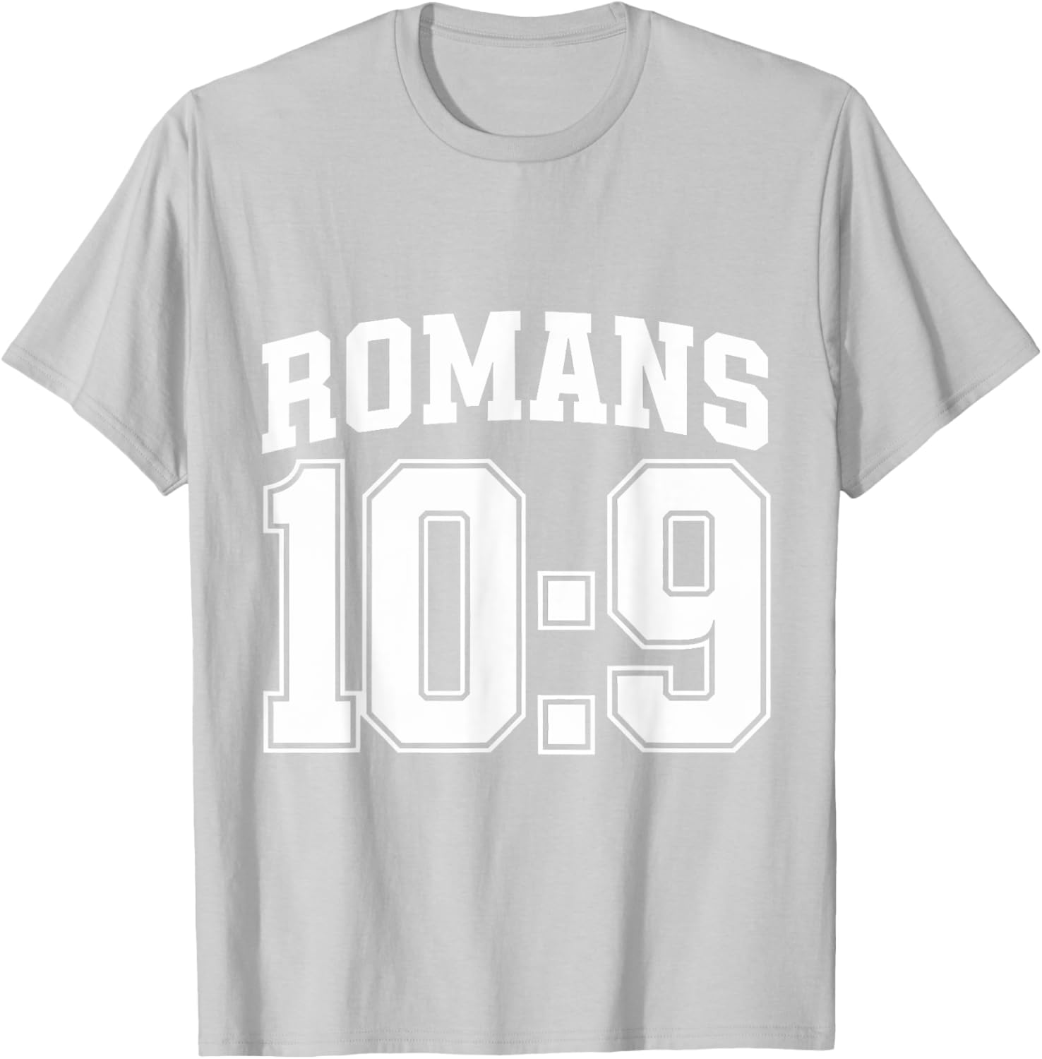 Romans 10:9 Christian Sports Jersey Motivational T-Shirt for All Fans - 1