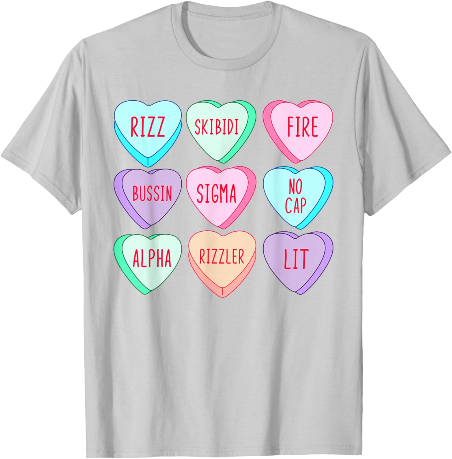 Funny Skibidi Valentine's Day Rizz T-Shirt for Lovable Couples - 9