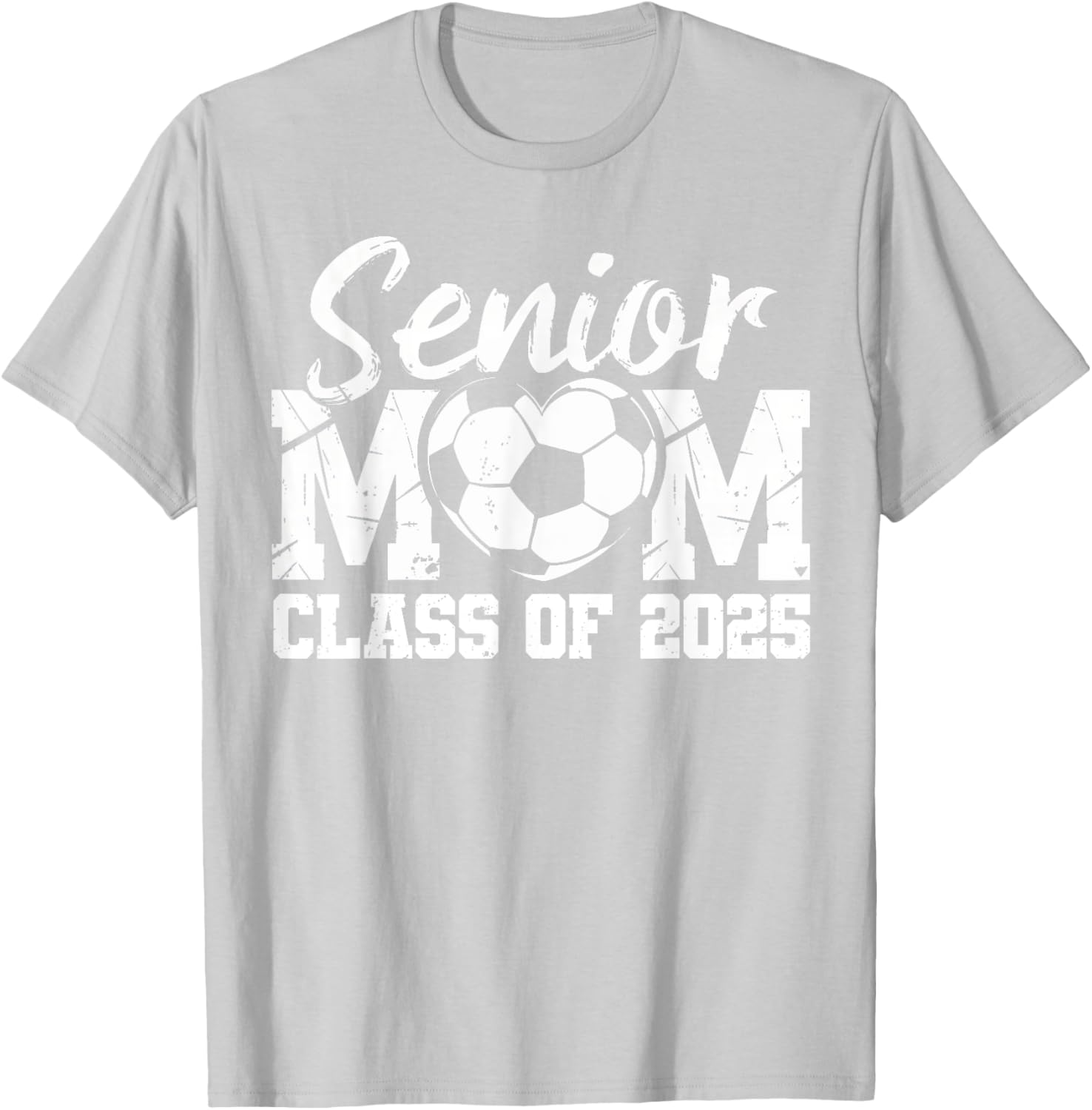 Soccer Mom Class of 2025 Graduate T-Shirt for Proud Senior Mamas - 19