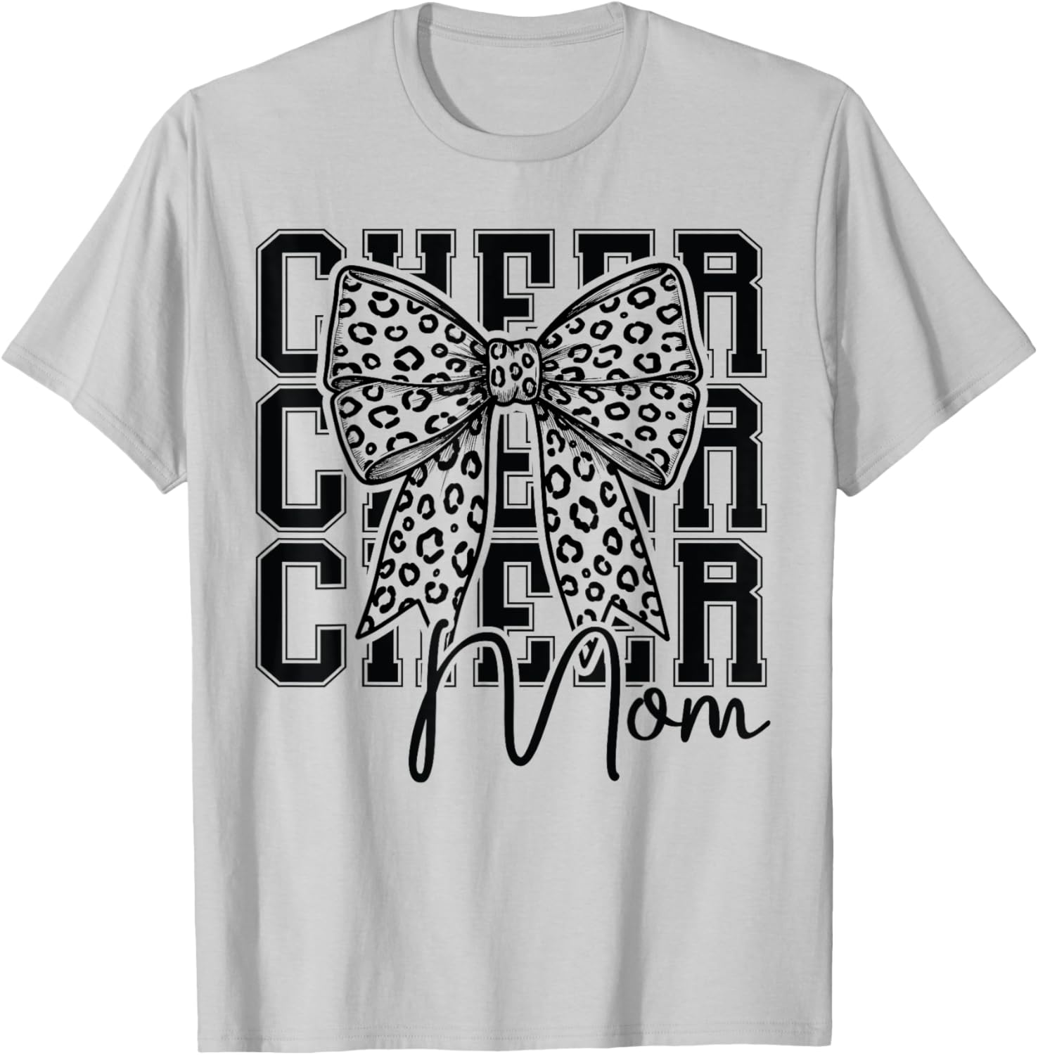 Cheer Mom Cheerleader T-Shirt for Biggest Fan Mother's Day Gift - 15