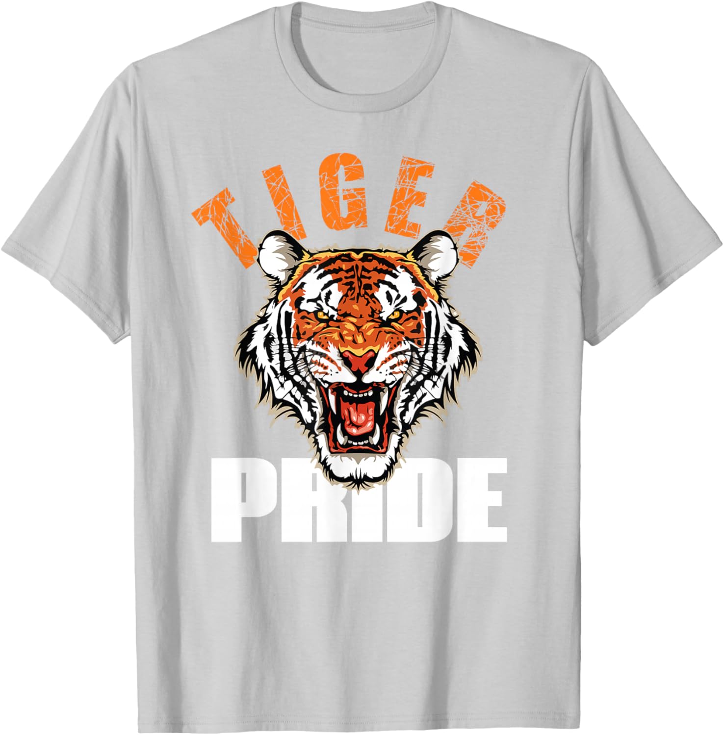 Retro Vintage Tiger Pride Mascot T-Shirt for School Sports Team Fans - 23