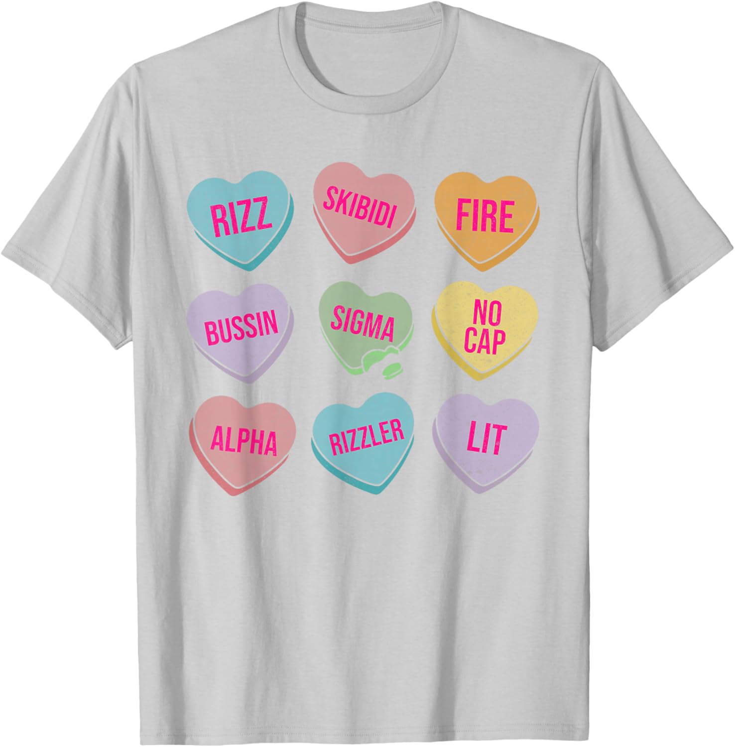 Skibidi Funny Valentine's Day Rizz Toddler T-Shirt for Boys - 8