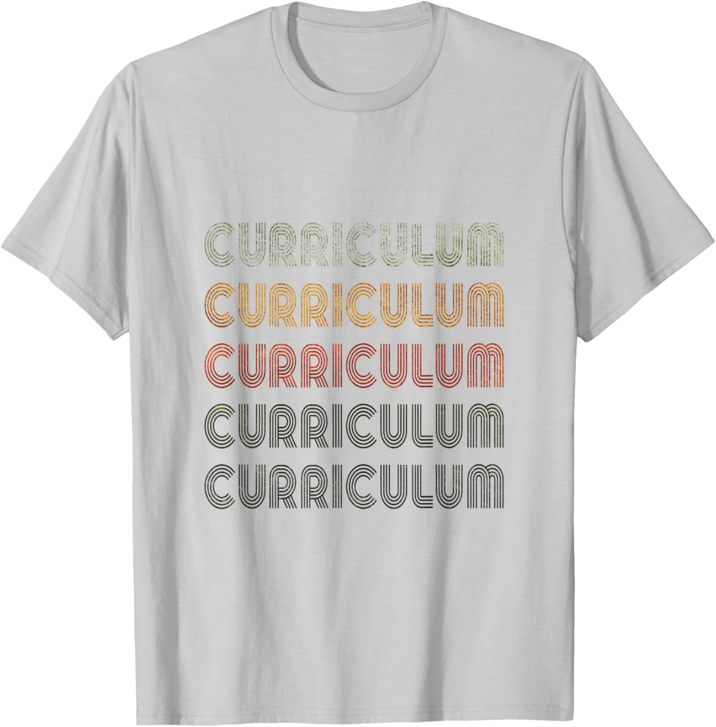 Vintage Grunge Love Heart Curriculum Tee Black T-Shirt for Casual Style - 7