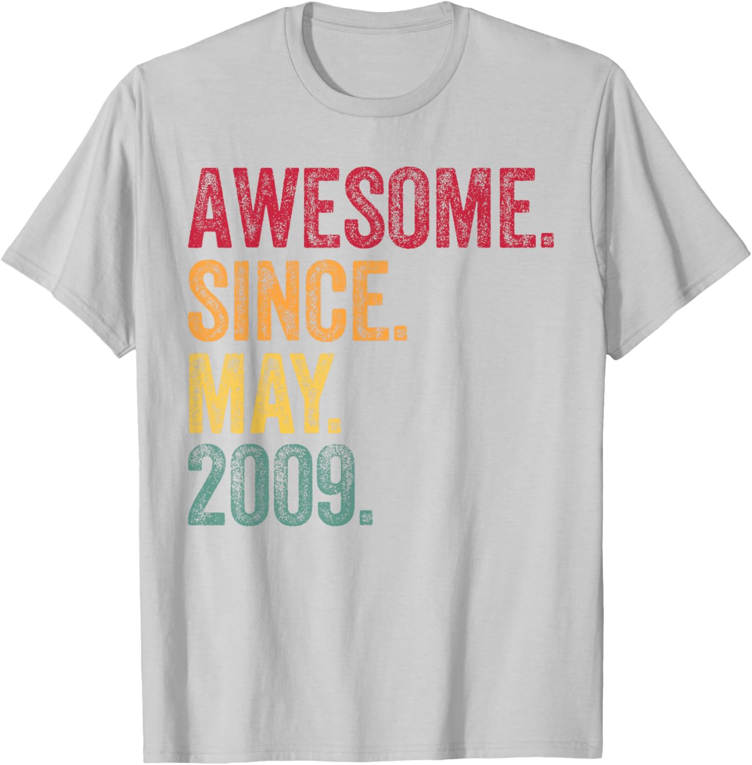 Vintage 16th Birthday T-Shirt Awesome Since May 2009 Gift Idea - 21