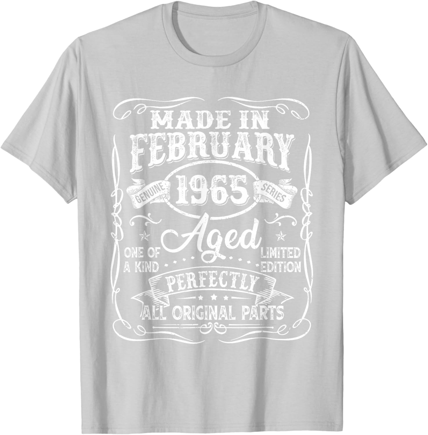 Vintage 60th Birthday T-Shirt for Men Born in February 1965 - 22