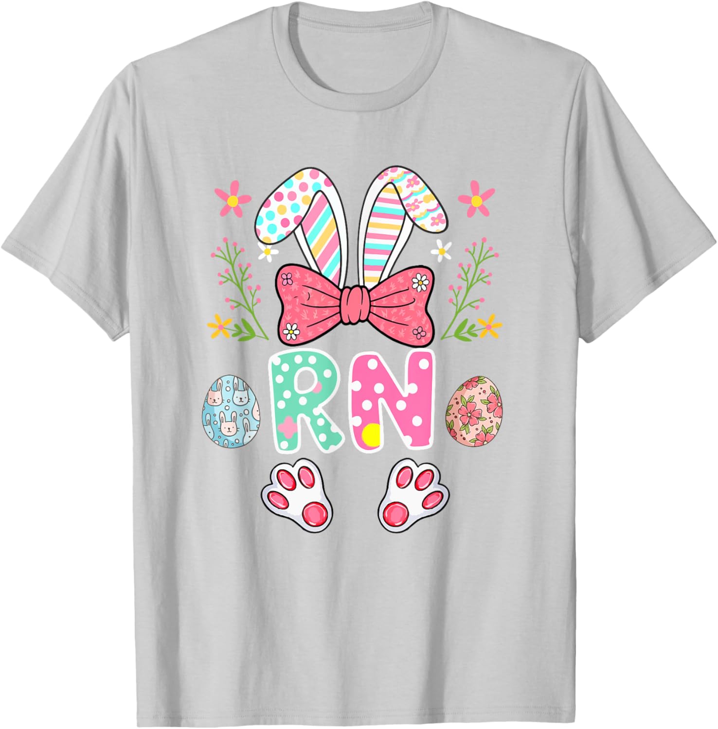 RN Job Easter Bunny Women's Costume T-Shirt for Egg Hunting Fun - 22