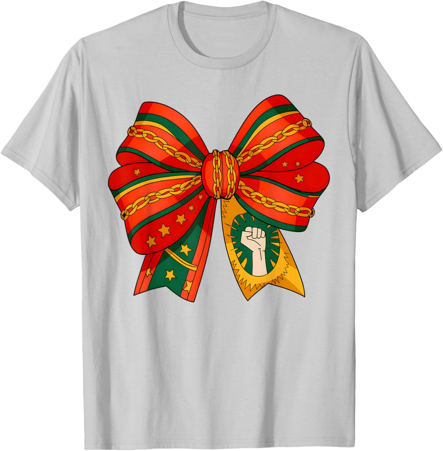 Black History Coquette Bow T-Shirt for Women and Kids Stylish Apparel - 16