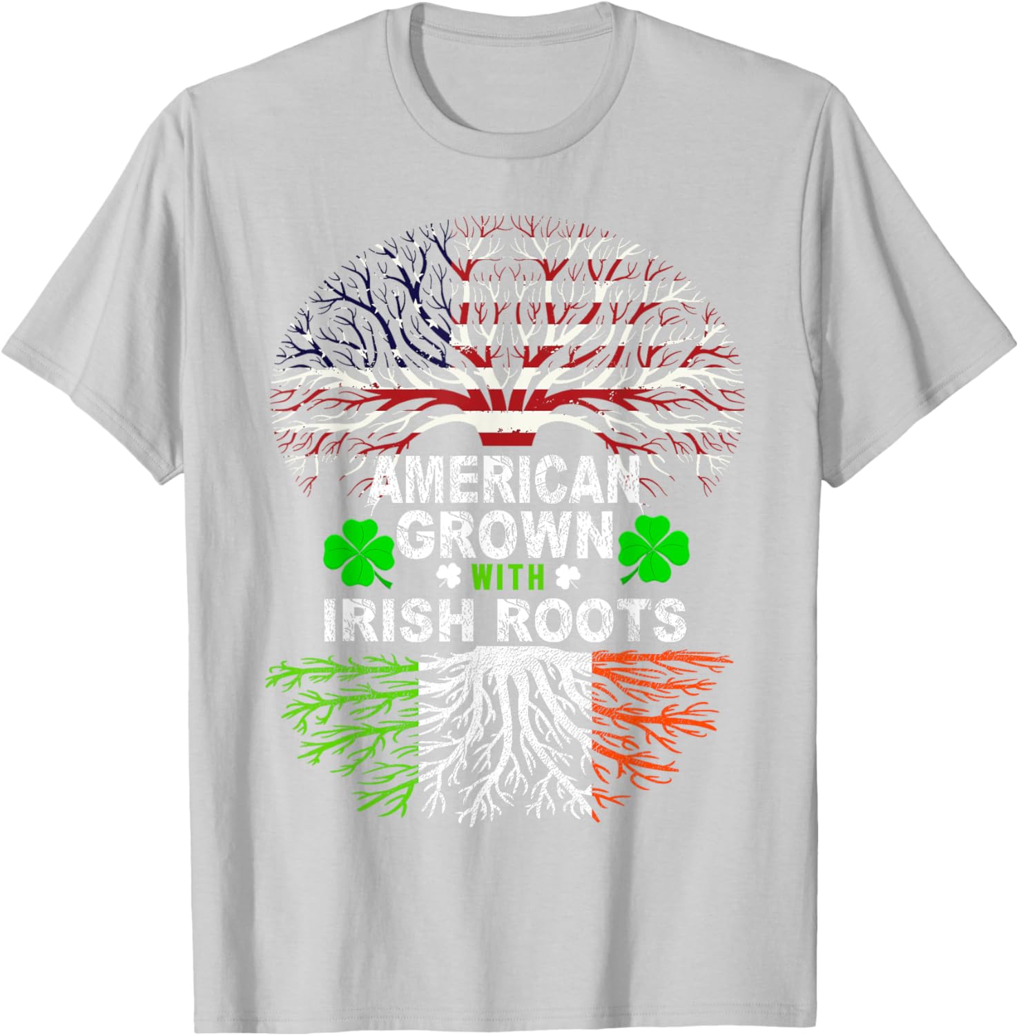 American Grown Irish Roots St. Patrick's Day T-Shirt for Festive Fun - 26