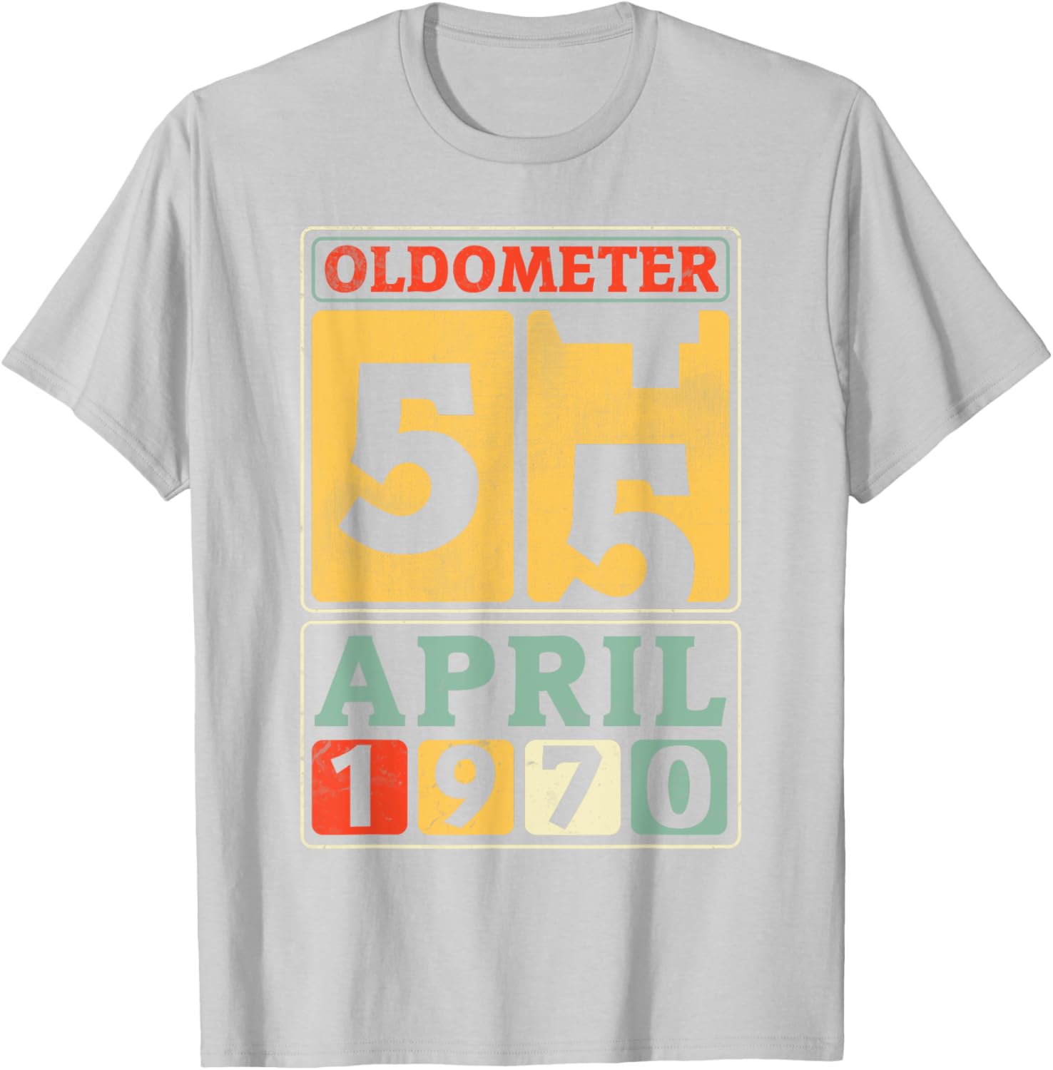 Vintage 55th Birthday T-Shirt for April 1970 Birthdays, Great Gift! - 2