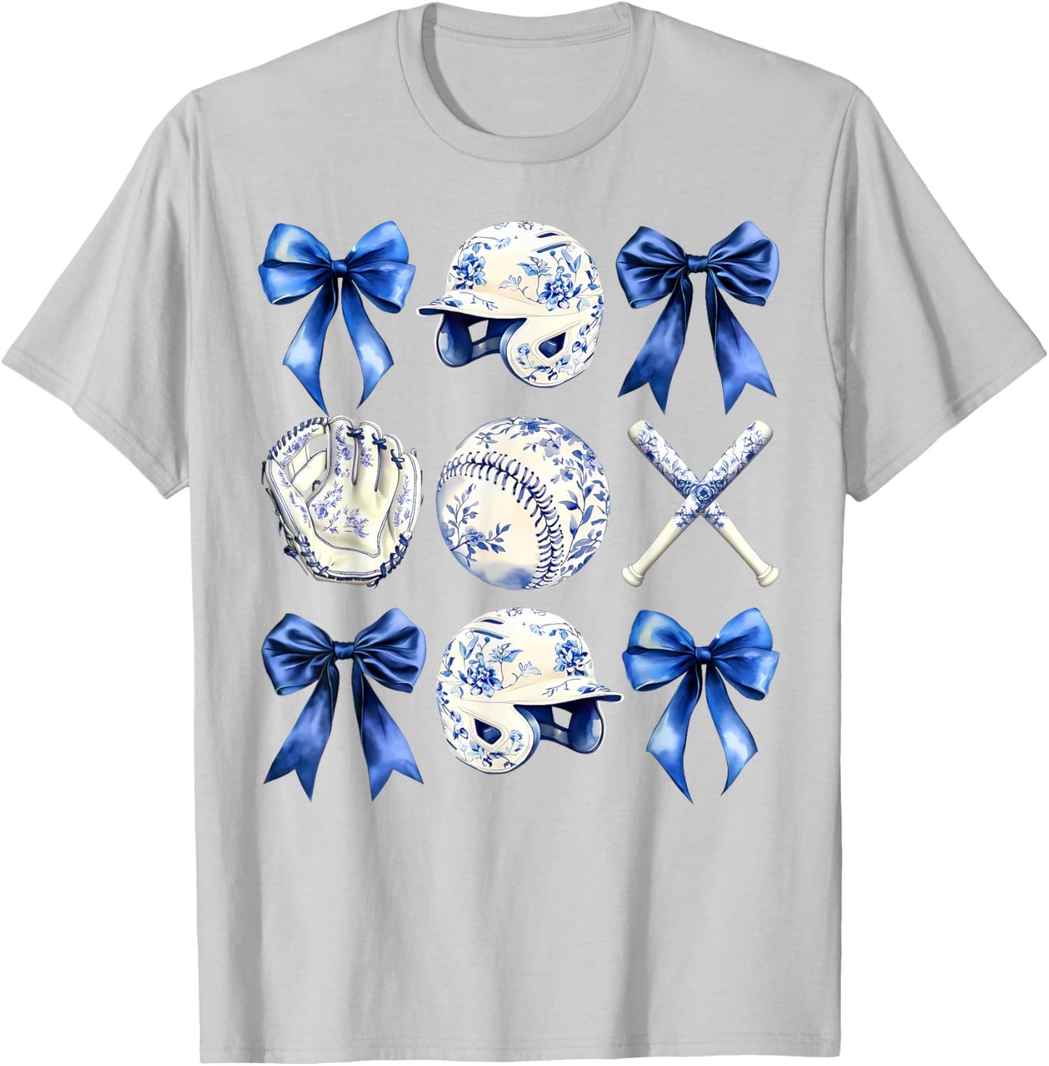 Charming Baseball Mama Bow T-Shirt Perfect for Mother's Day Gifts - 3