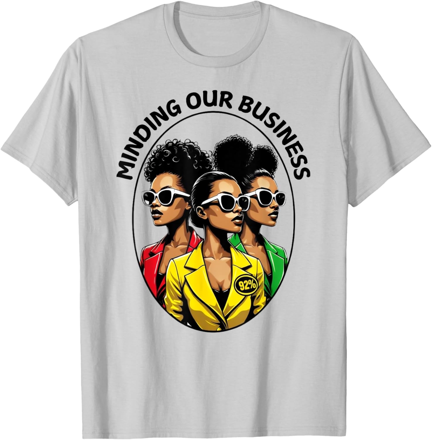 92 Percent Vote Tee for Black Women - Stylish and Empowering T-Shirt - 3