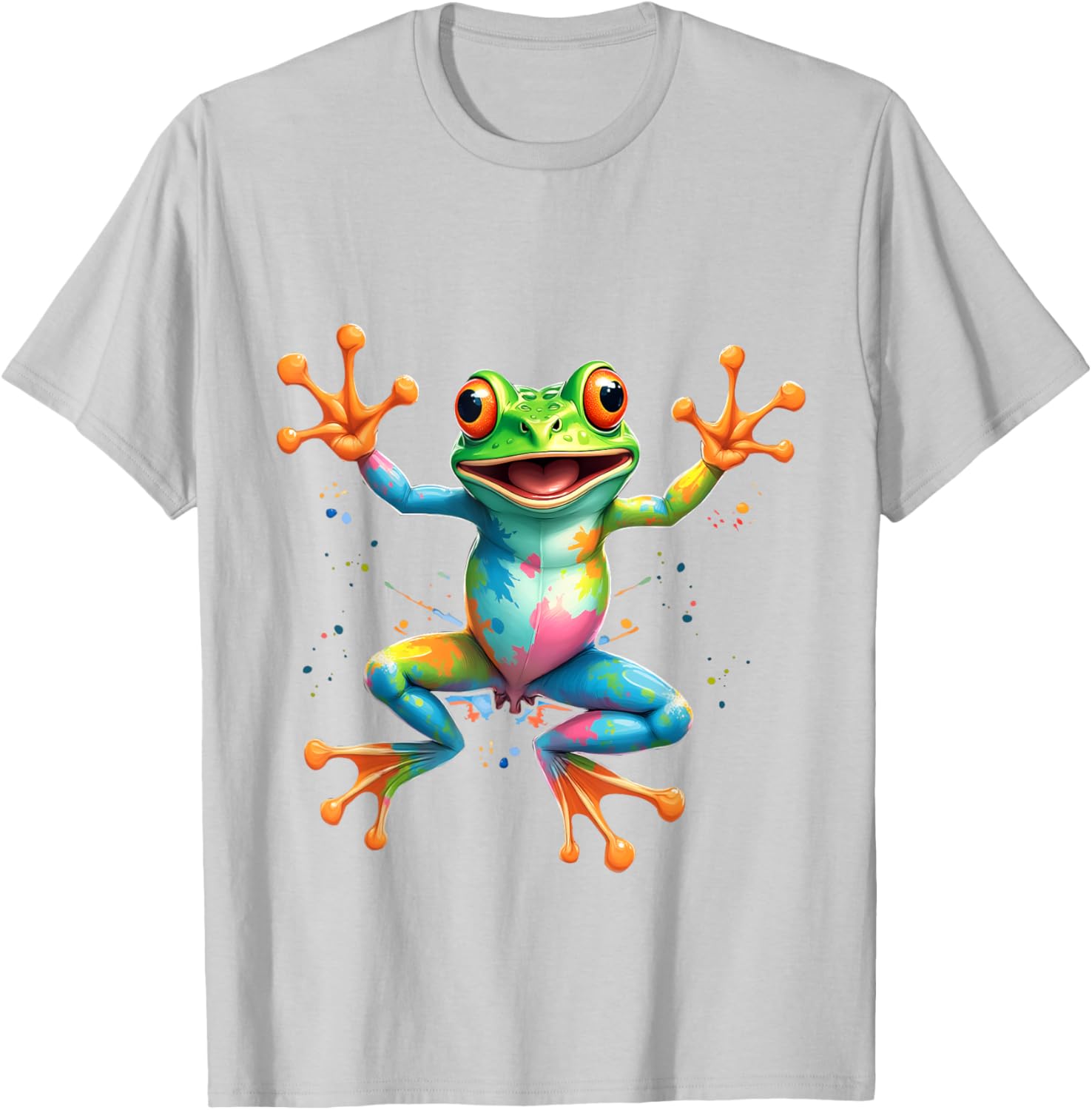 Cool Tie Dye Frog Peace Sign T-Shirt for Men, Women, and Kids - 23