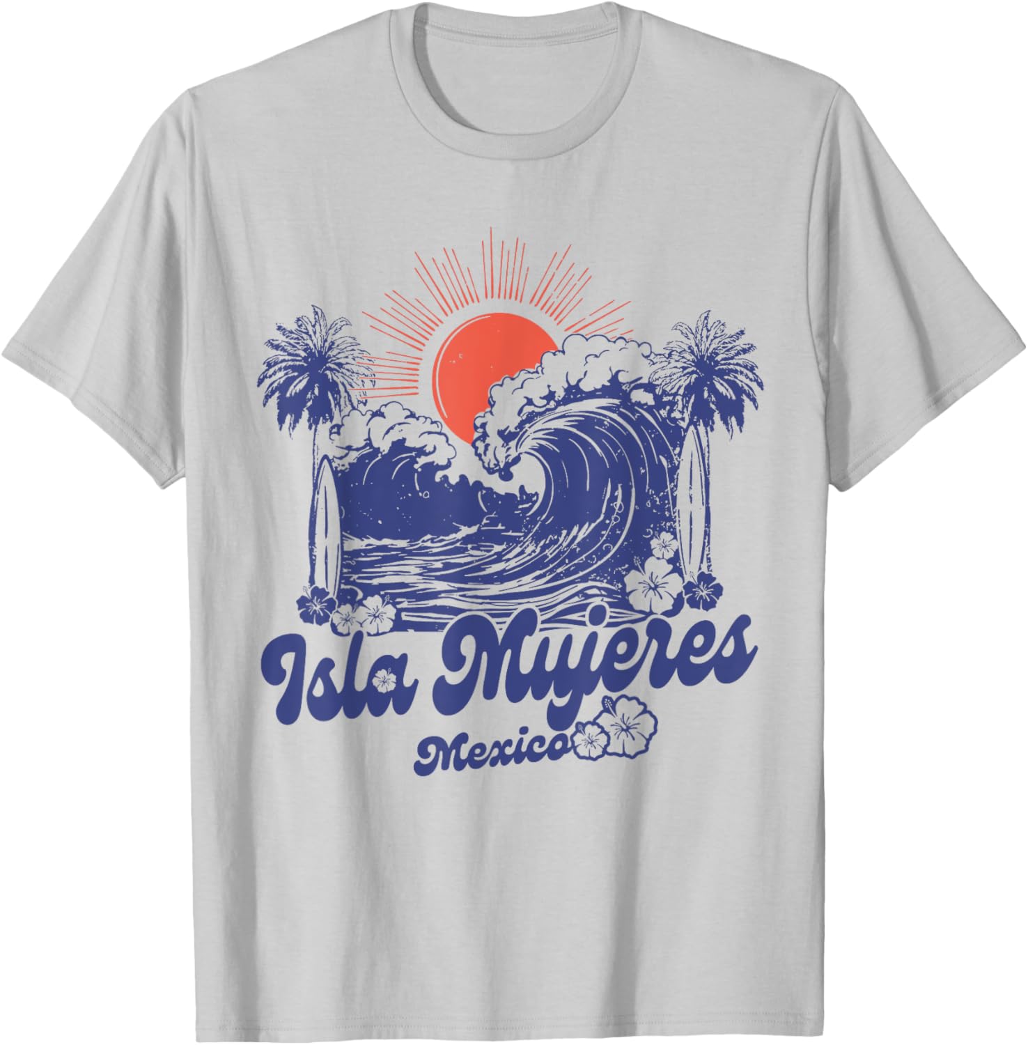 Isla Mujeres 2025 Vintage Surfing T-Shirt Retro 70s Style Apparel - 15