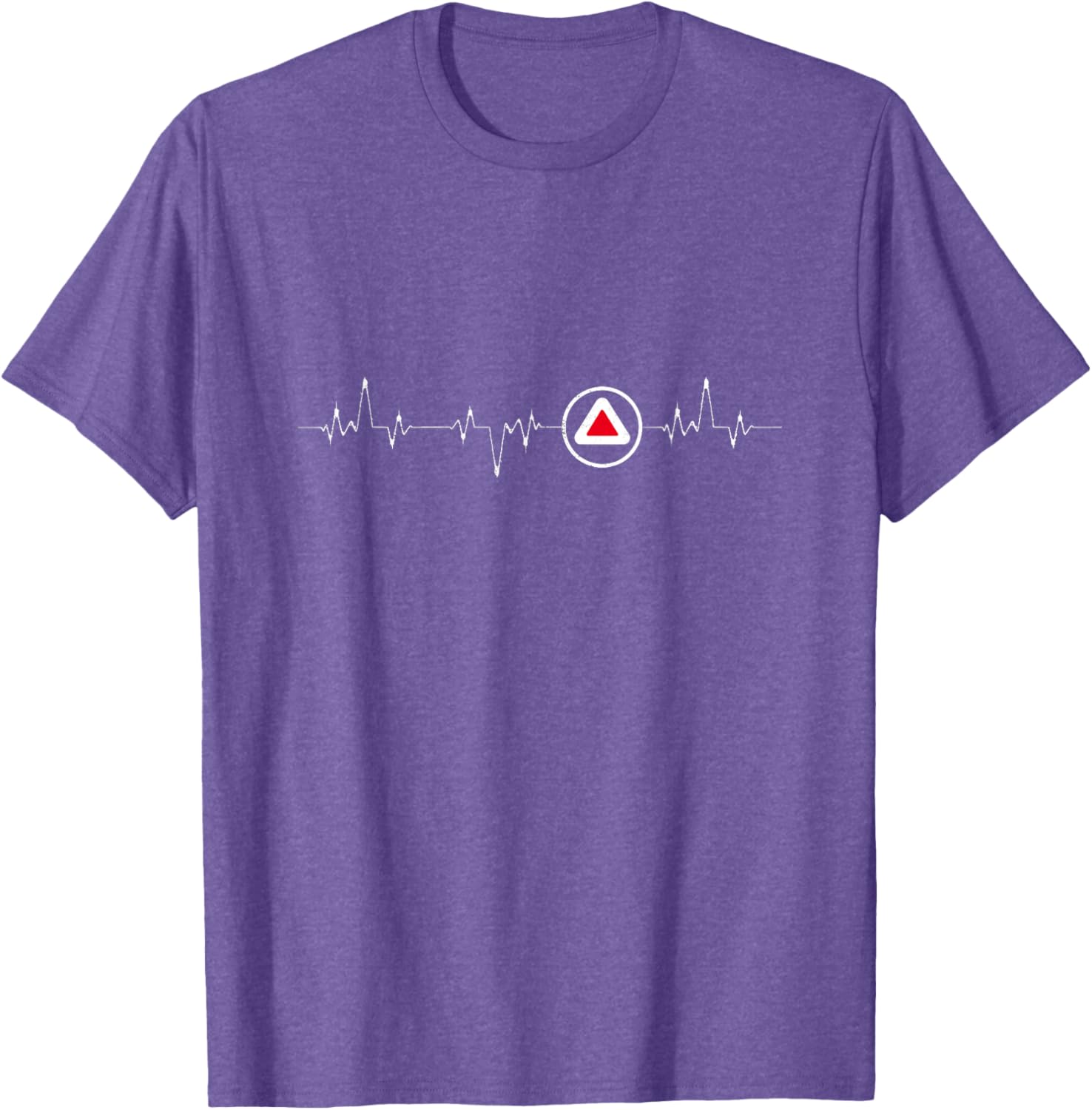Sober AA Recovery Heartbeat T-Shirt for Men and Women, Embrace Sobriety - 1