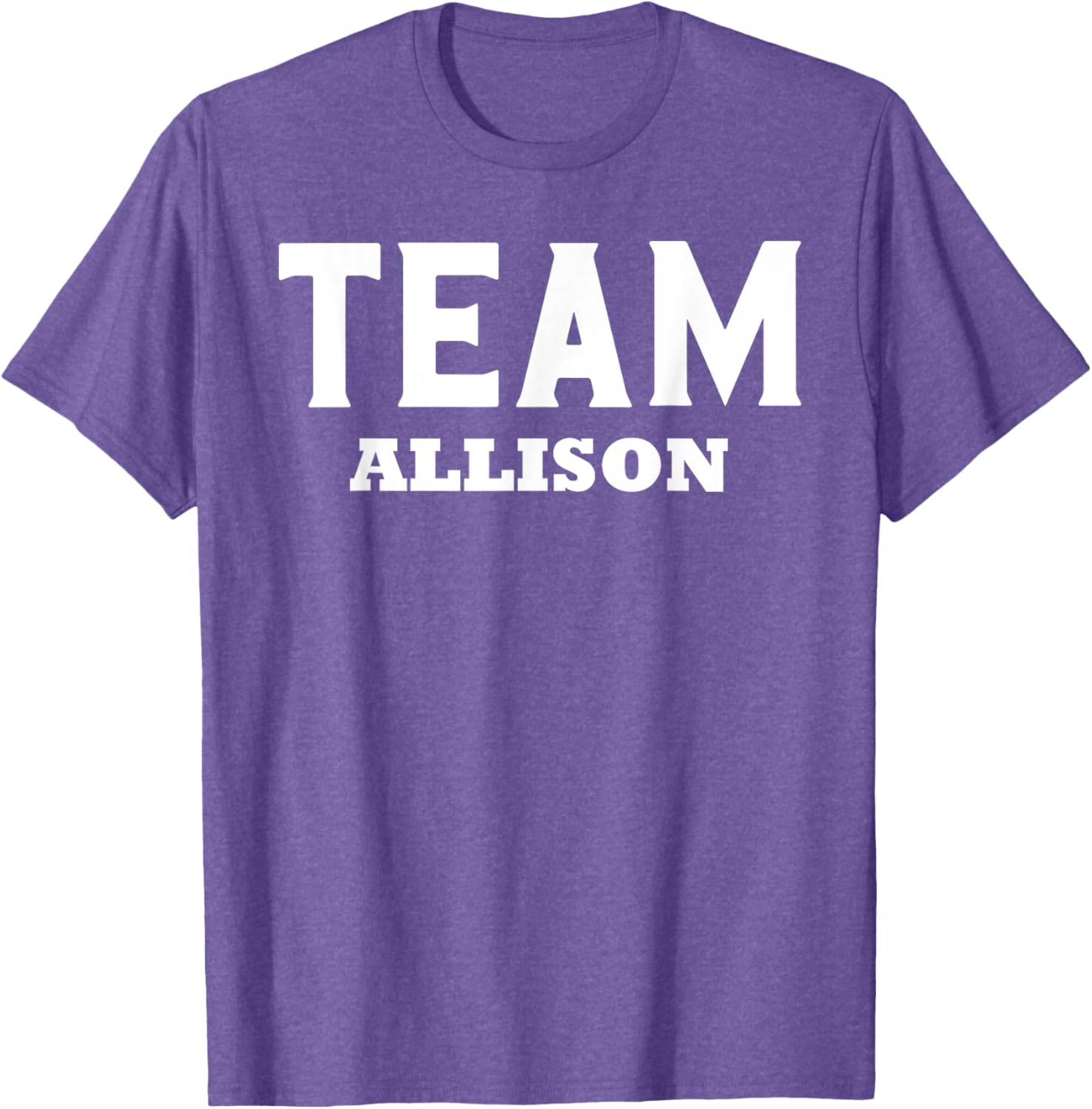 Team ALLISON T-Shirt Personalized Name Support for Fans and Friends - 11