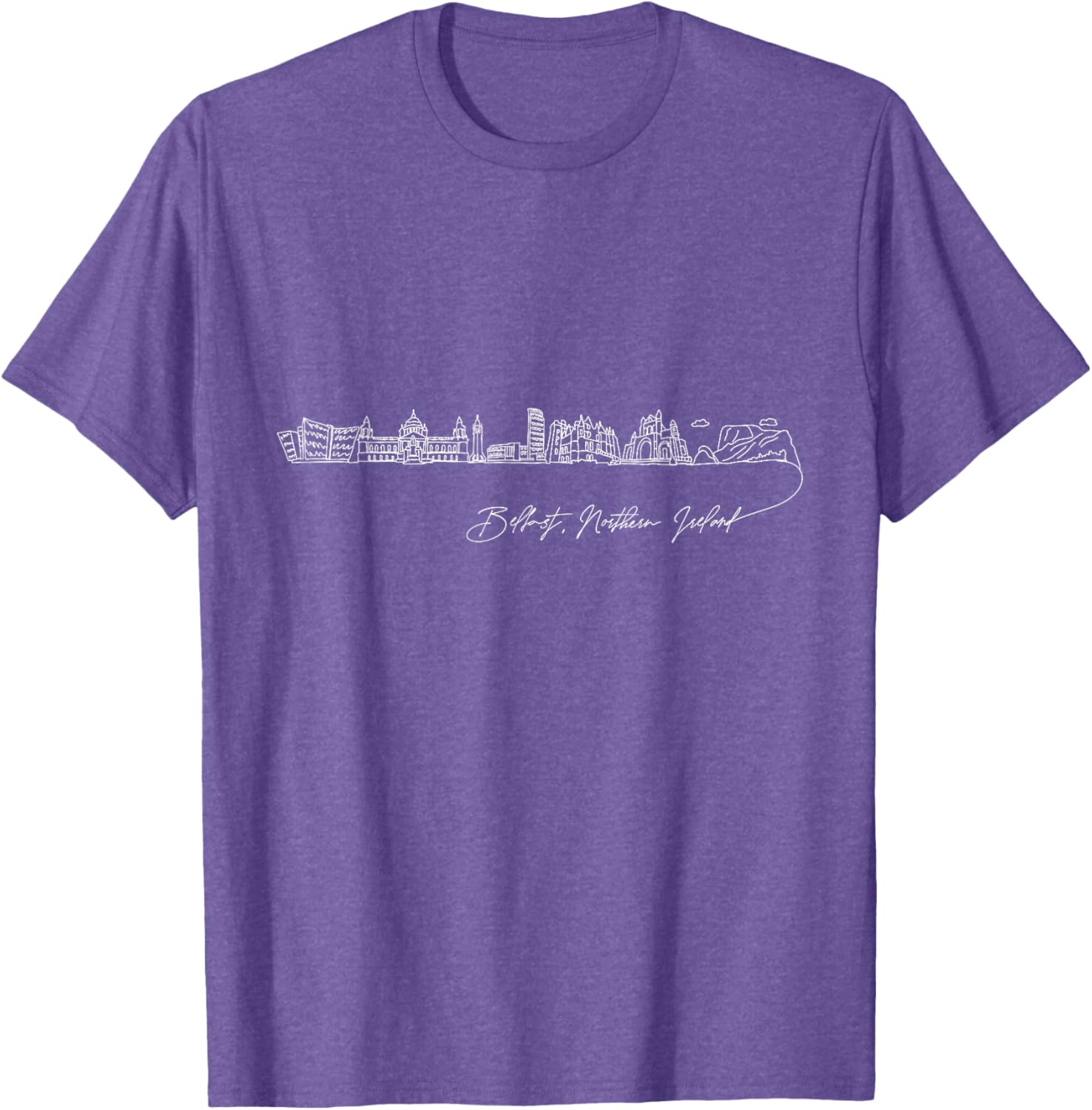 Signature Belfast City Skyline T-Shirt Perfect Northern Ireland Souvenir - 9