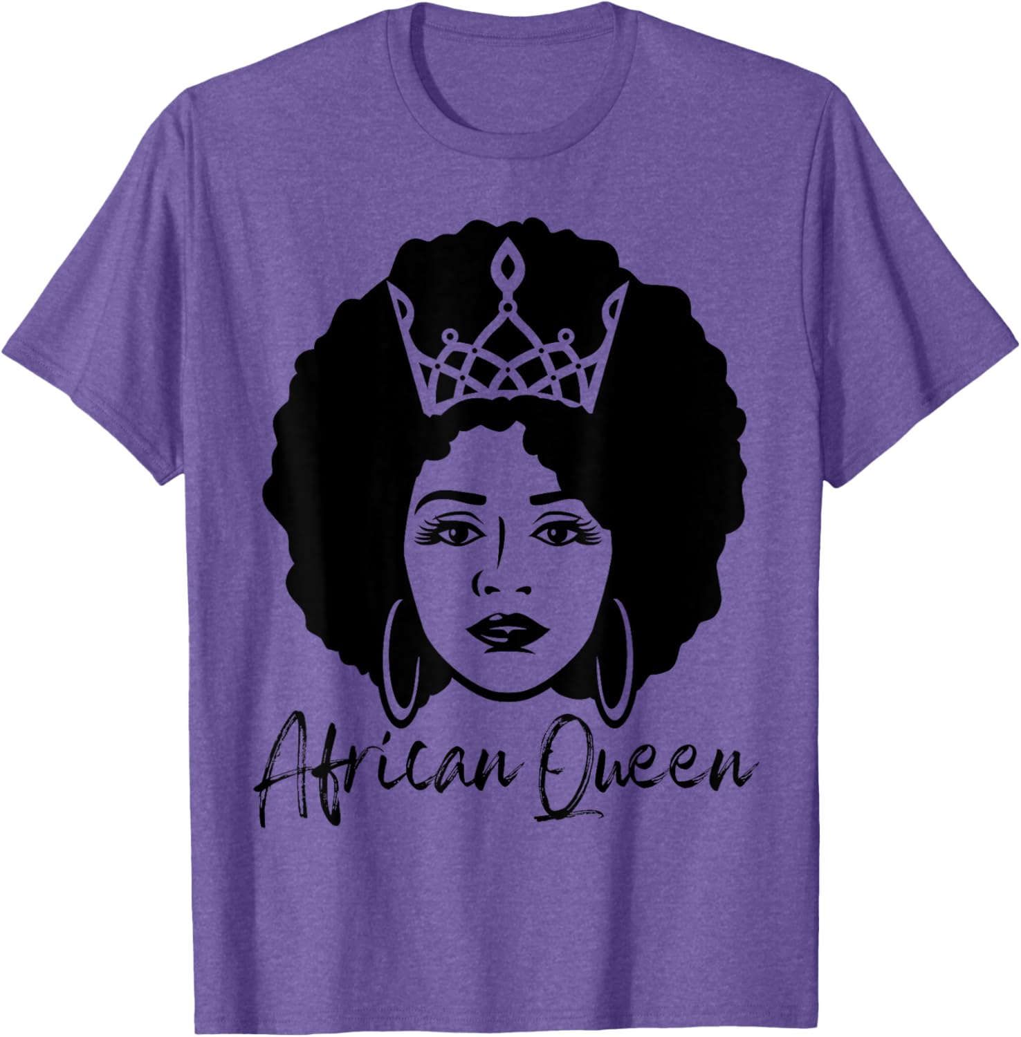 African Queen T-Shirt for Black History Month - Celebrate Heritage with Style - 1