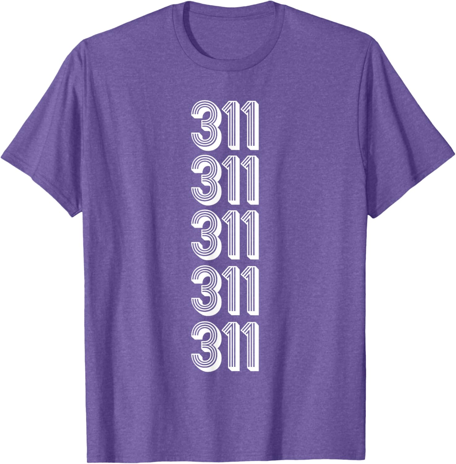 311 Area Code Chicago T-Shirt for Trendy City Lovers and Travelers - 2