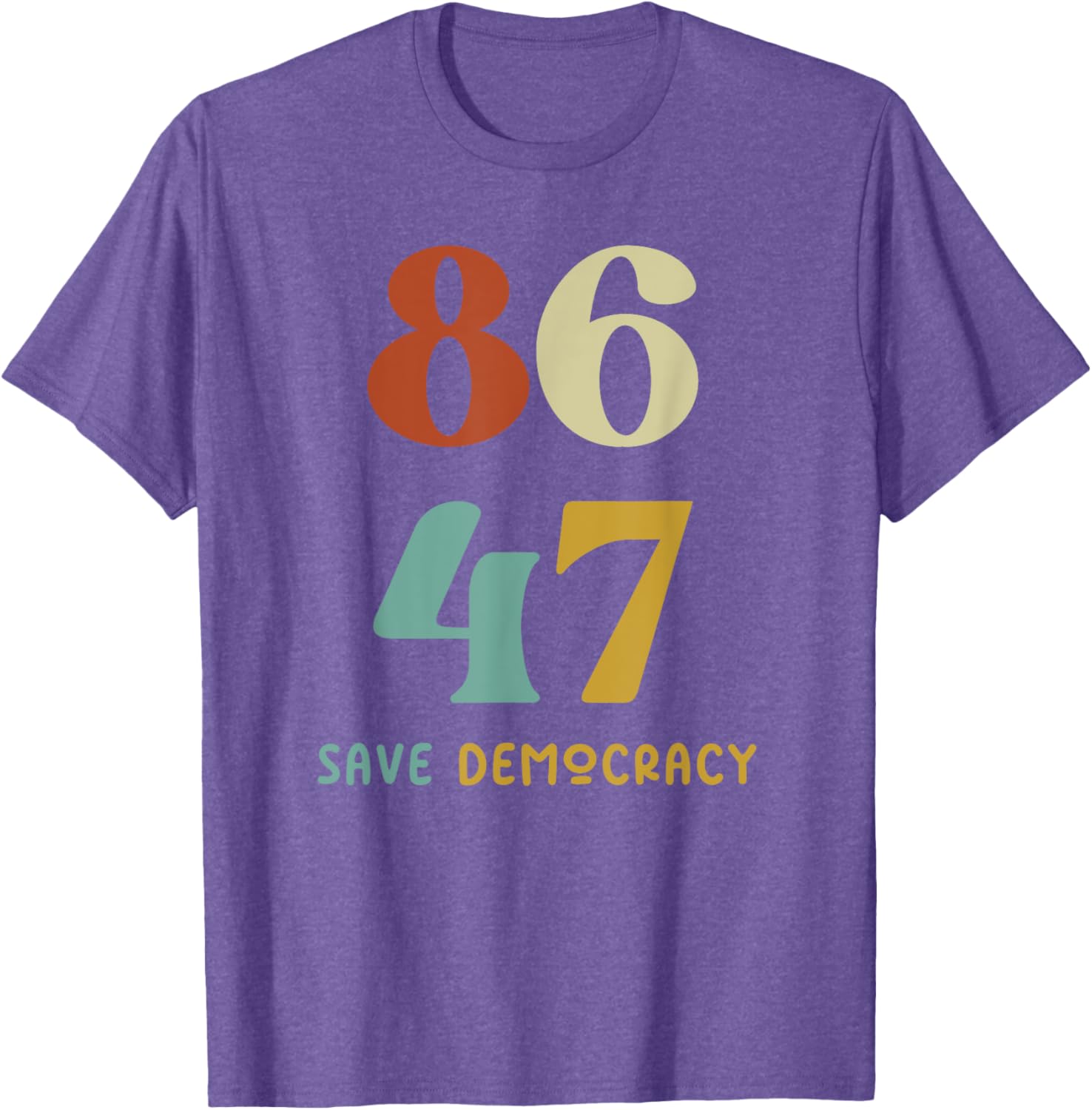 Save Democracy Anti Trump T-Shirt for Political Protest Enthusiasts - 18