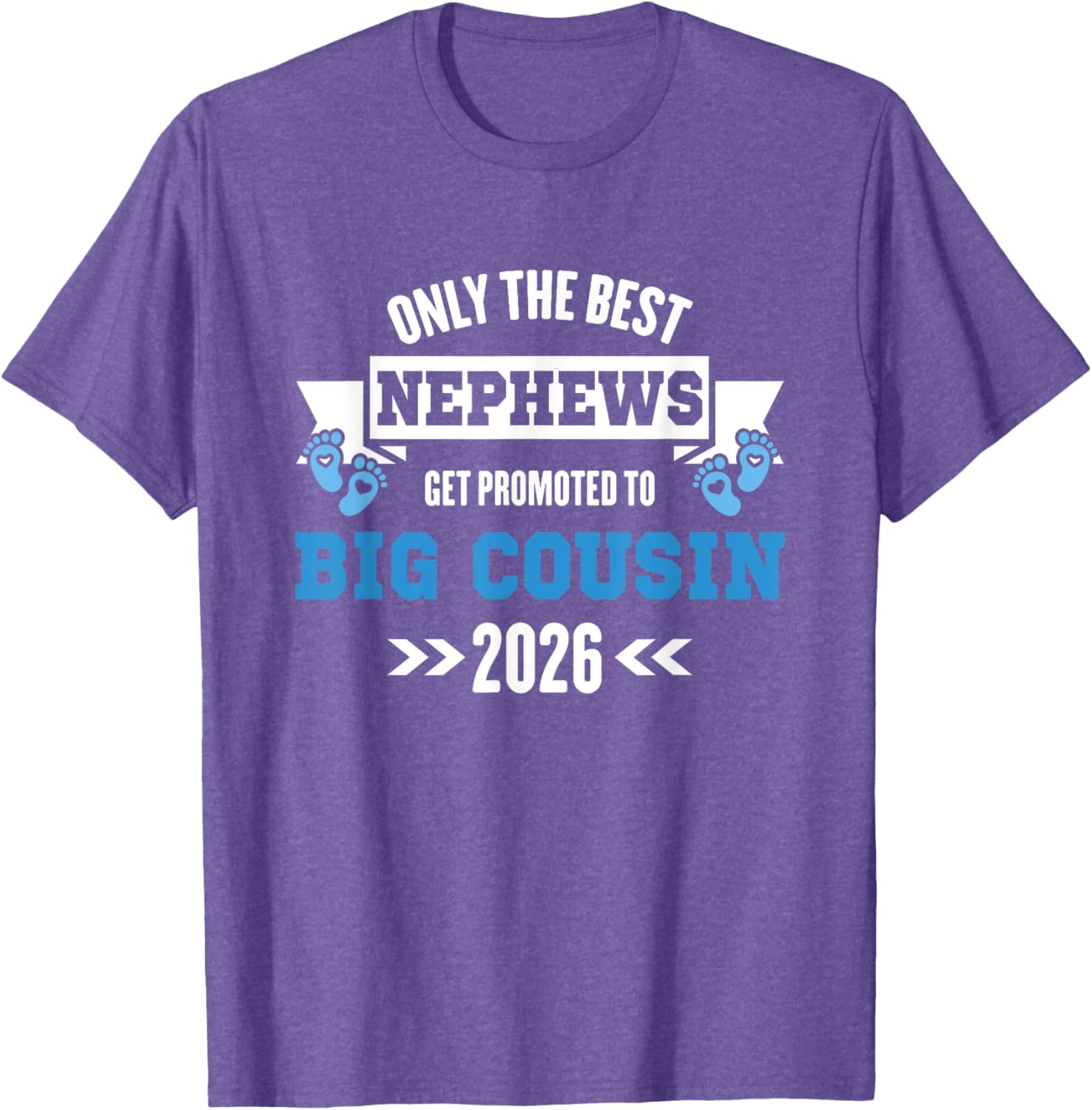 Best Nephew Big Cousin T-Shirt Est 2026 Perfect Gift for Family - 5