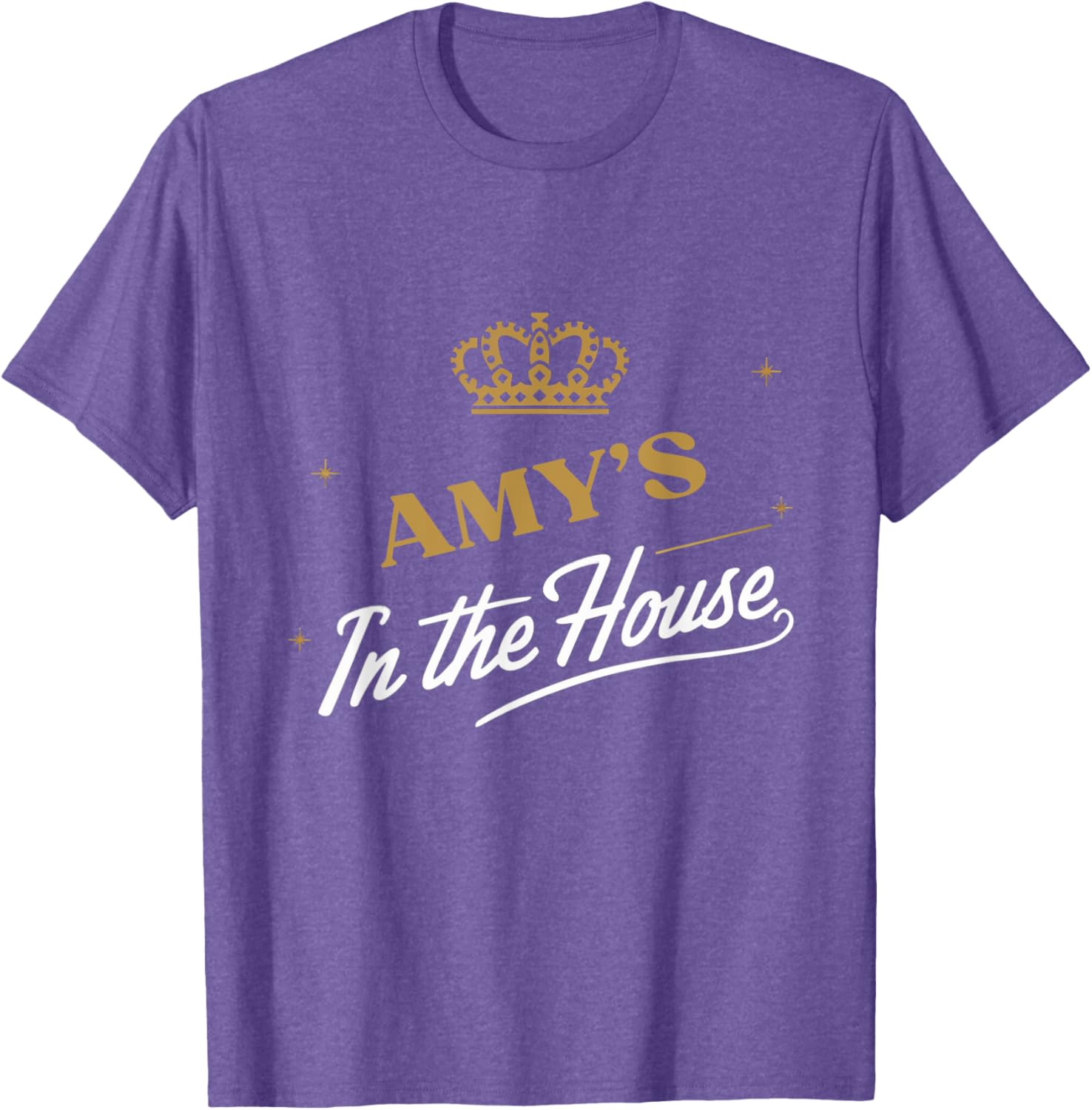 Amy's In The House Funny T-Shirt for Women: Trendy Casual Wear - 4