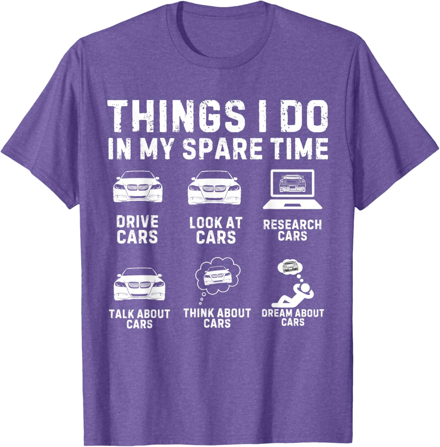 Car Enthusiast Men's T-Shirt for Spare Time Fun and Style - 8