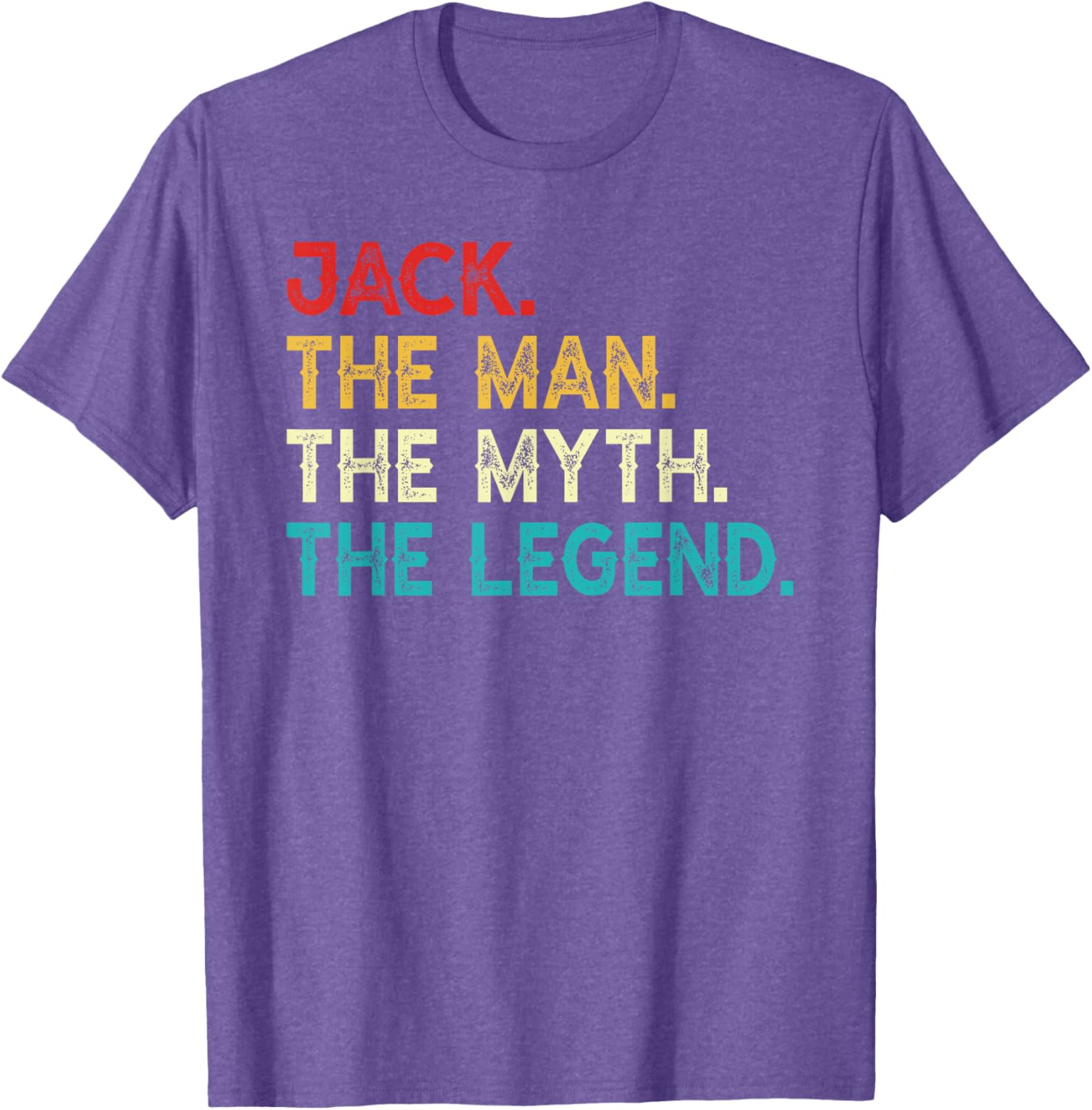 Funny Vintage Jack The Man The Myth The Legend Birthday T-Shirt - 24