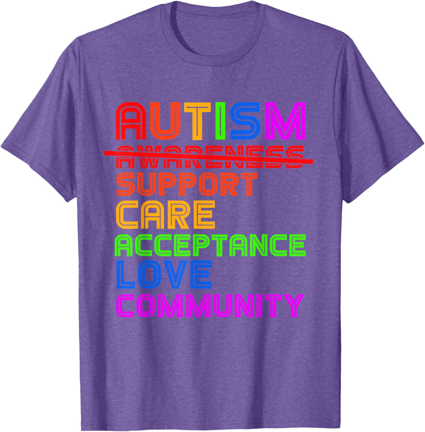 Autism Awareness T-Shirt for Men, Women, and Kids - Support Acceptance - 10