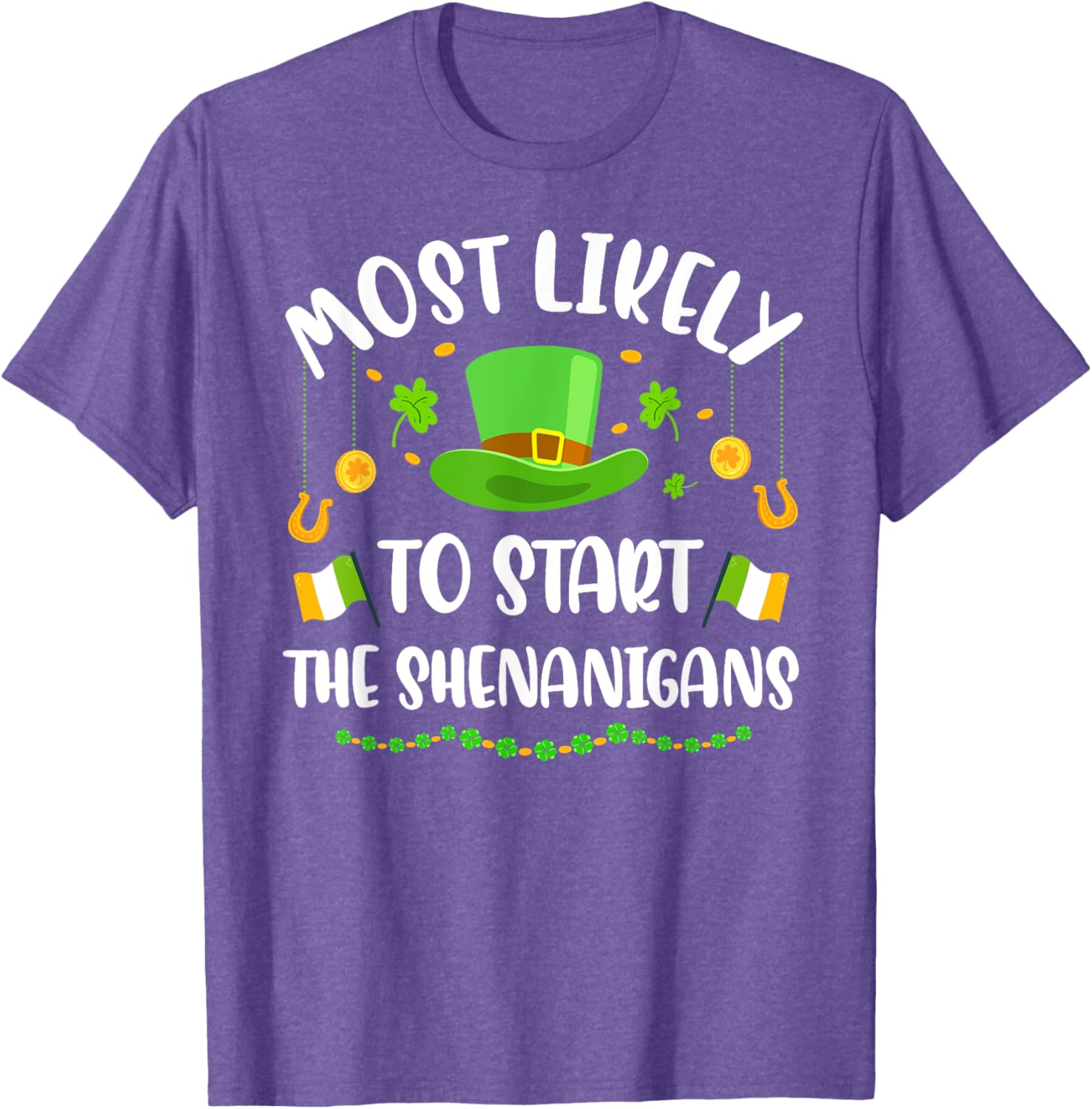 St Patricks Day Shamrock Shenanigan T-Shirt for Fun Celebrations - 15