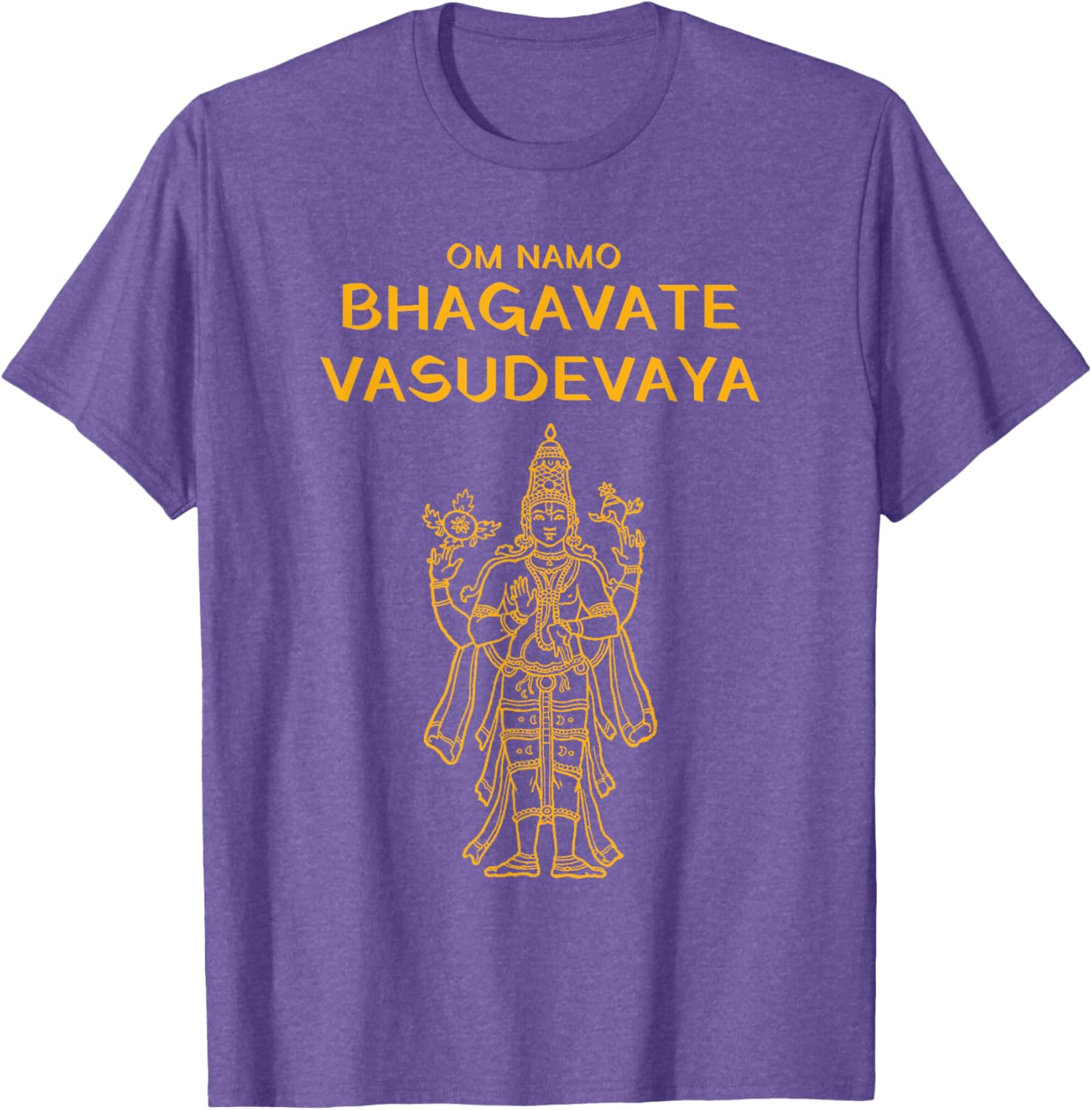 Vishnu Narayana Om Namo Bhagavate Vasudevaya Hindu T-Shirt - 18