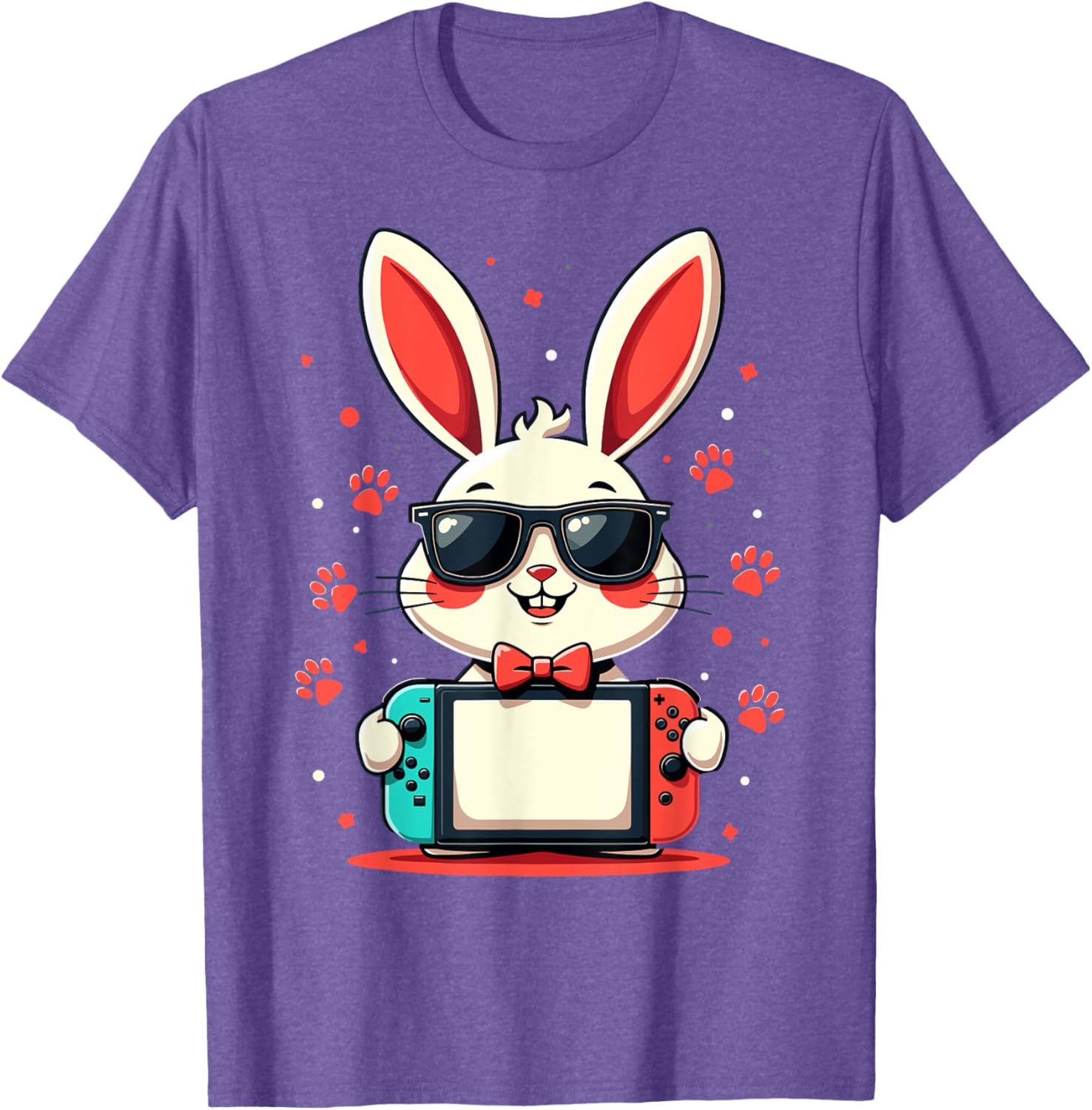 Cute Bunny Gaming Controller T-Shirt for Easter Gamer Boys Gifts - 21