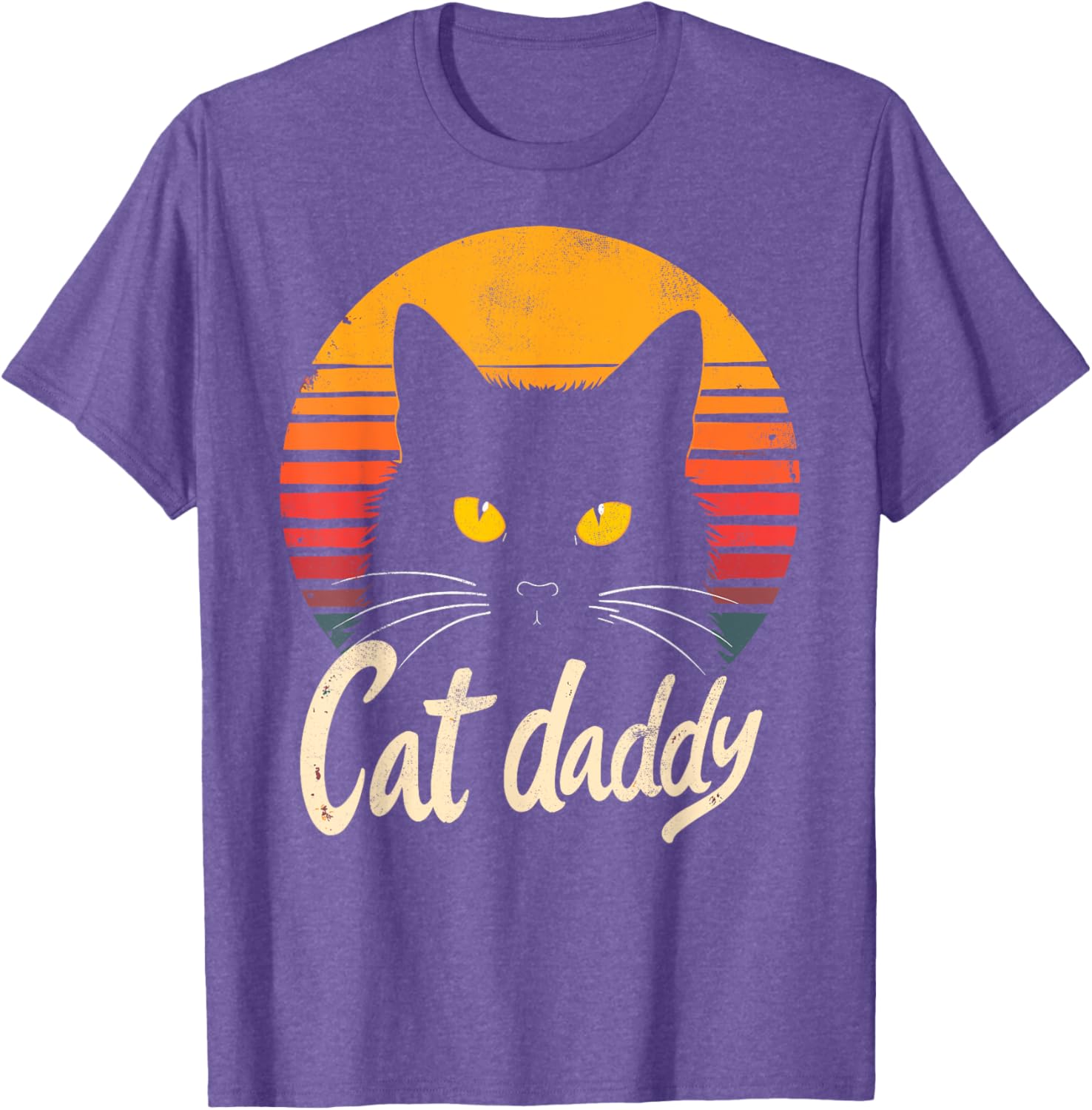 Retro Cat Daddy T-Shirt for Men, Women, and Kids - Vintage Cat Sunglasses Tee - 14