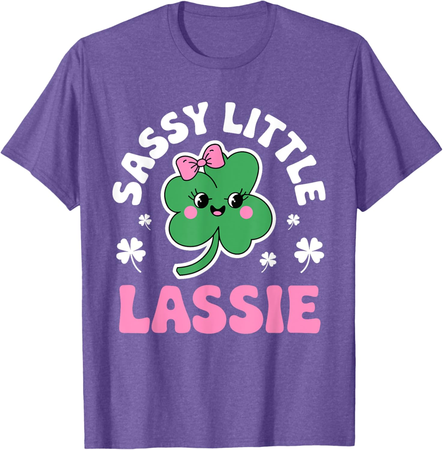 Sassy Little Lassy Girls St Patricks Day T-Shirt Irish Outfit - 13