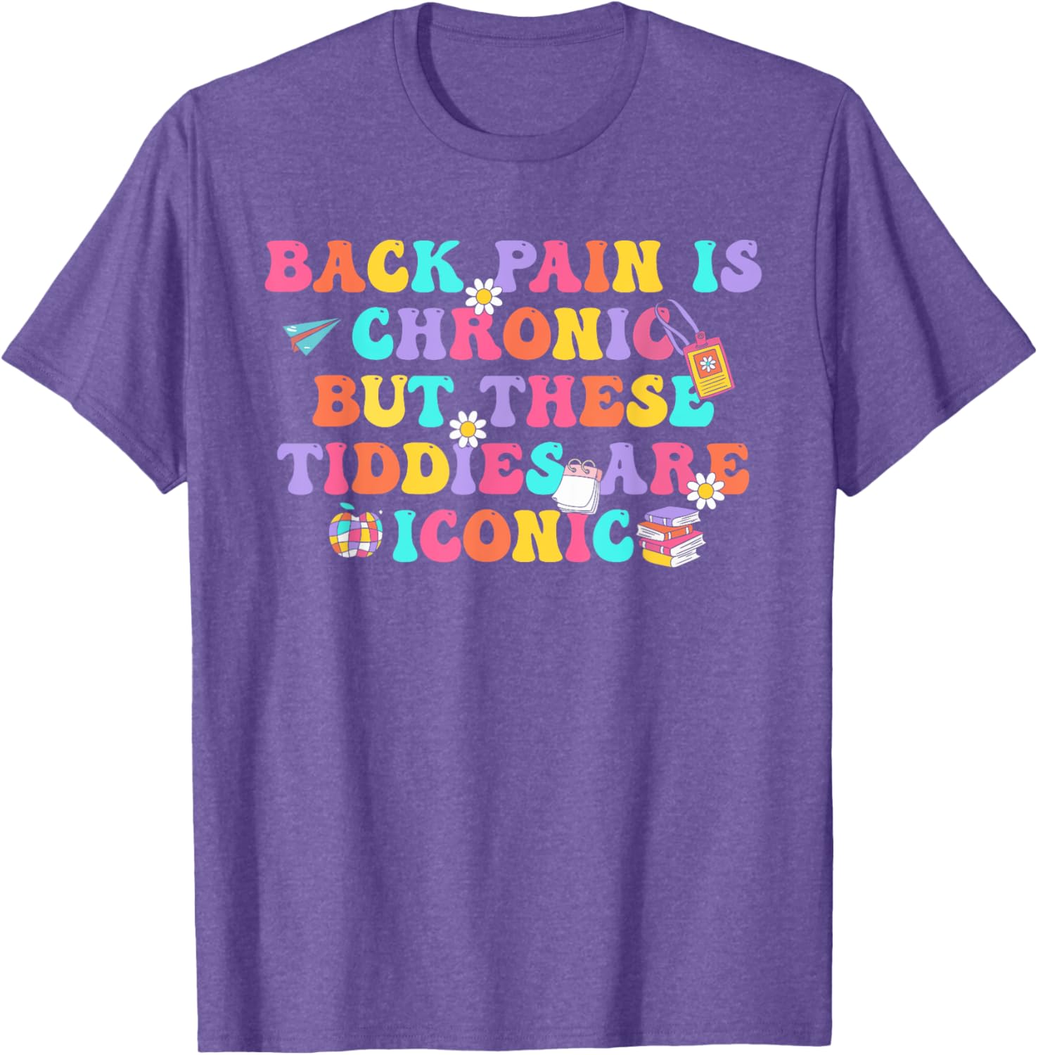 Chronic Back Pain Iconic Women Men T-Shirt for Comfort and Style - 1