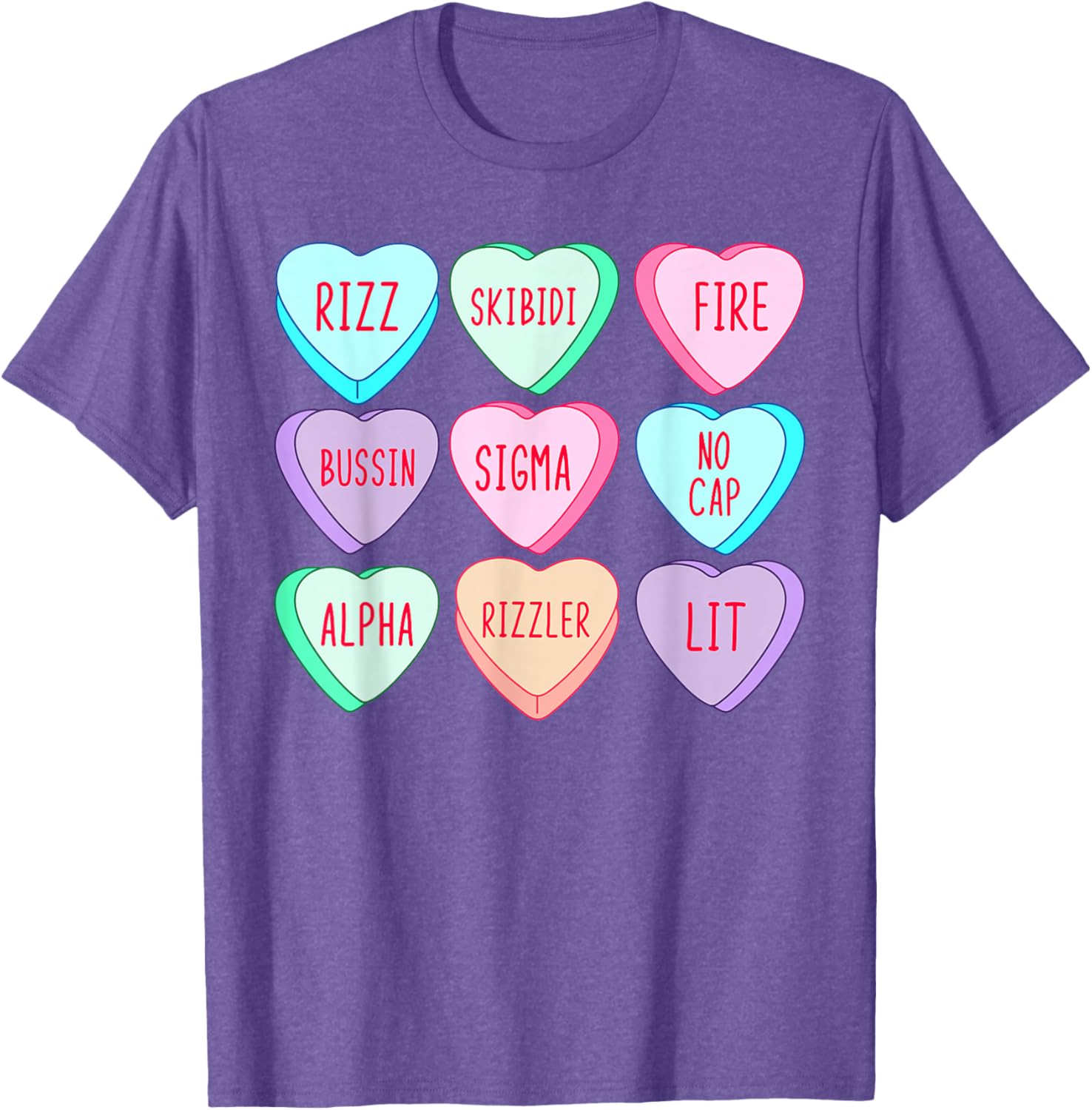 Funny Skibidi Valentine's Day Rizz T-Shirt for Lovable Couples - 4