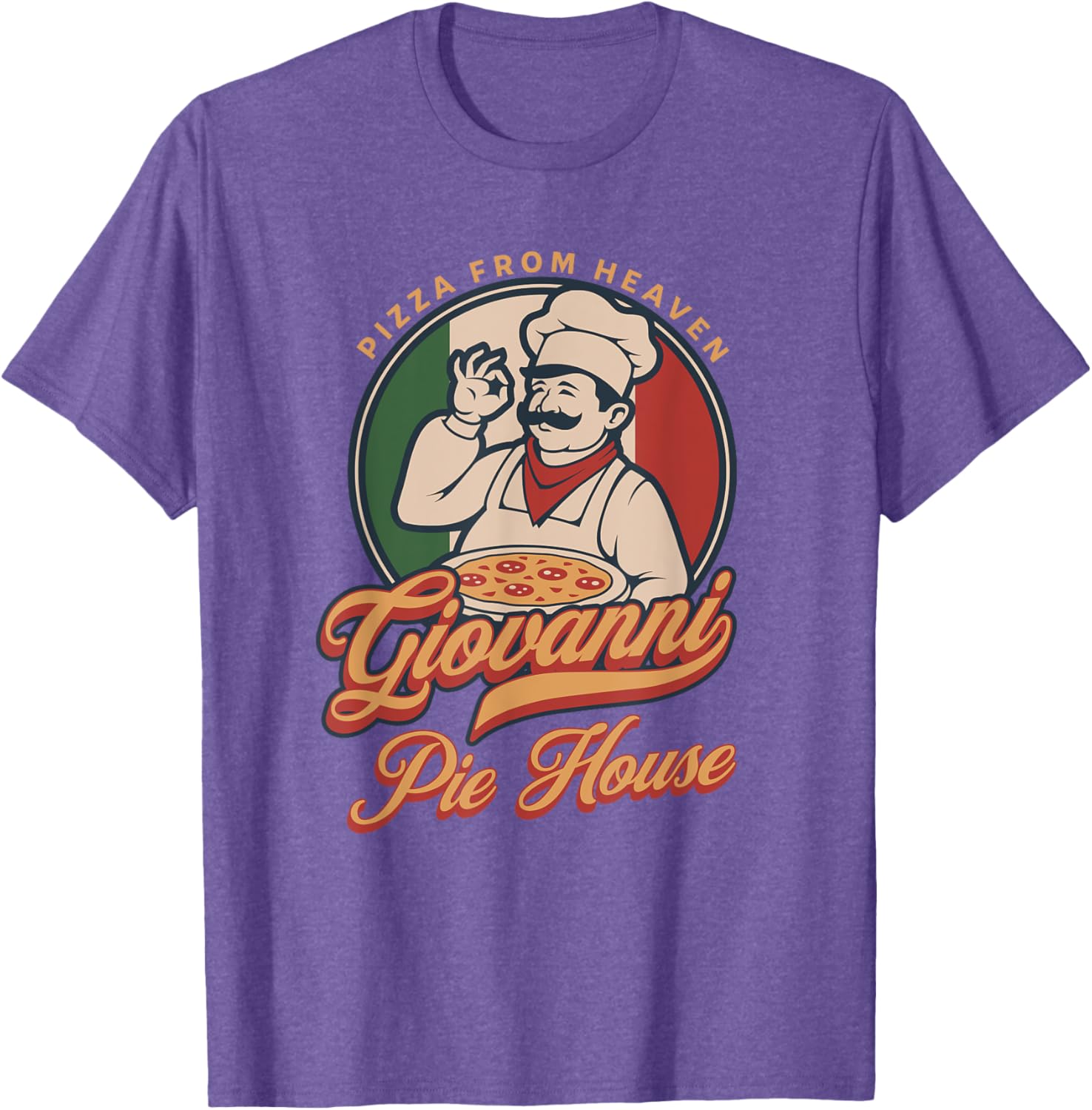 Vintage Pizza Pie T-Shirt for Pizzeria Lovers - Fun and Stylish Apparel - 7
