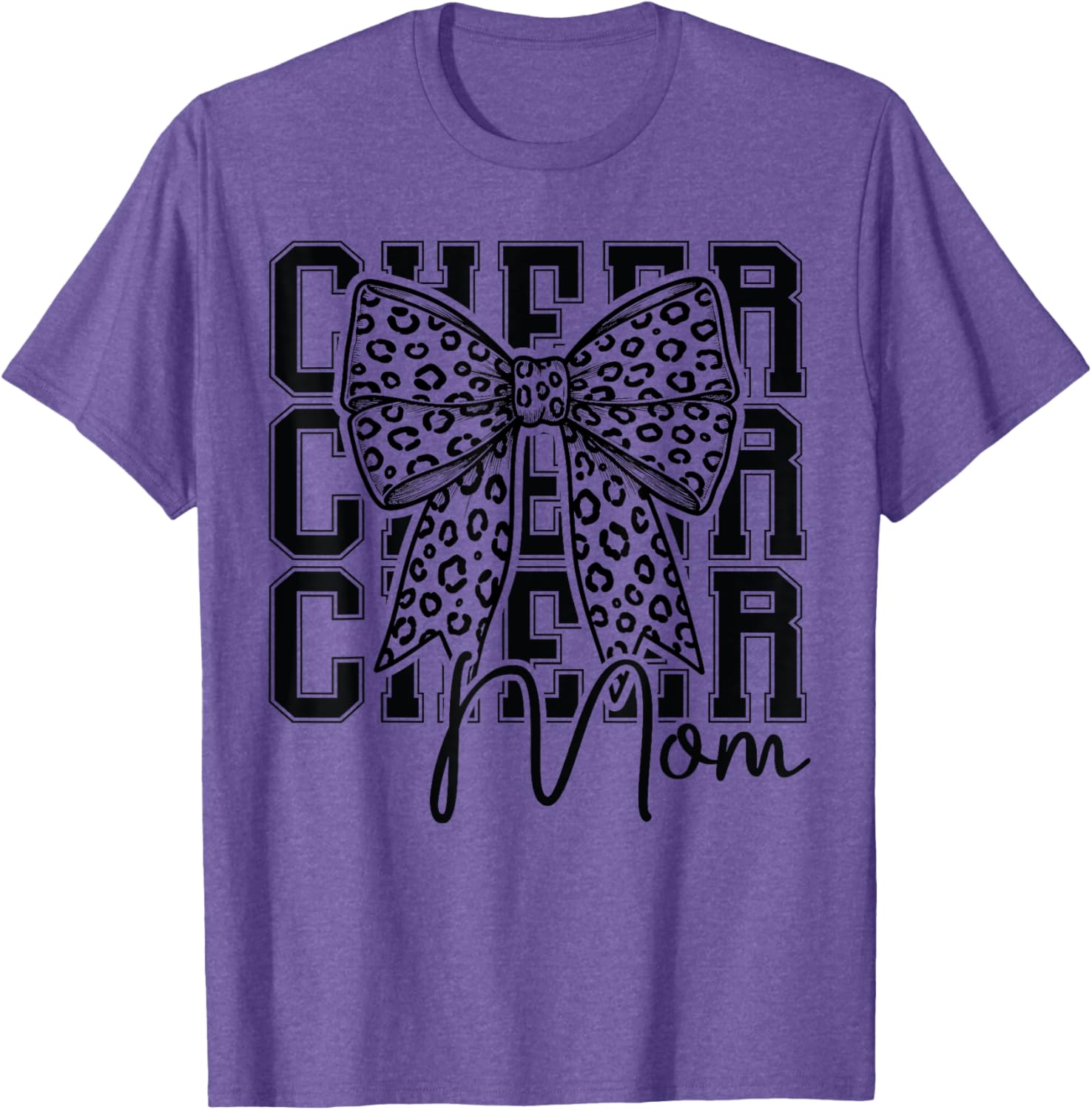 Cheer Mom Cheerleader T-Shirt for Biggest Fan Mother's Day Gift - 13