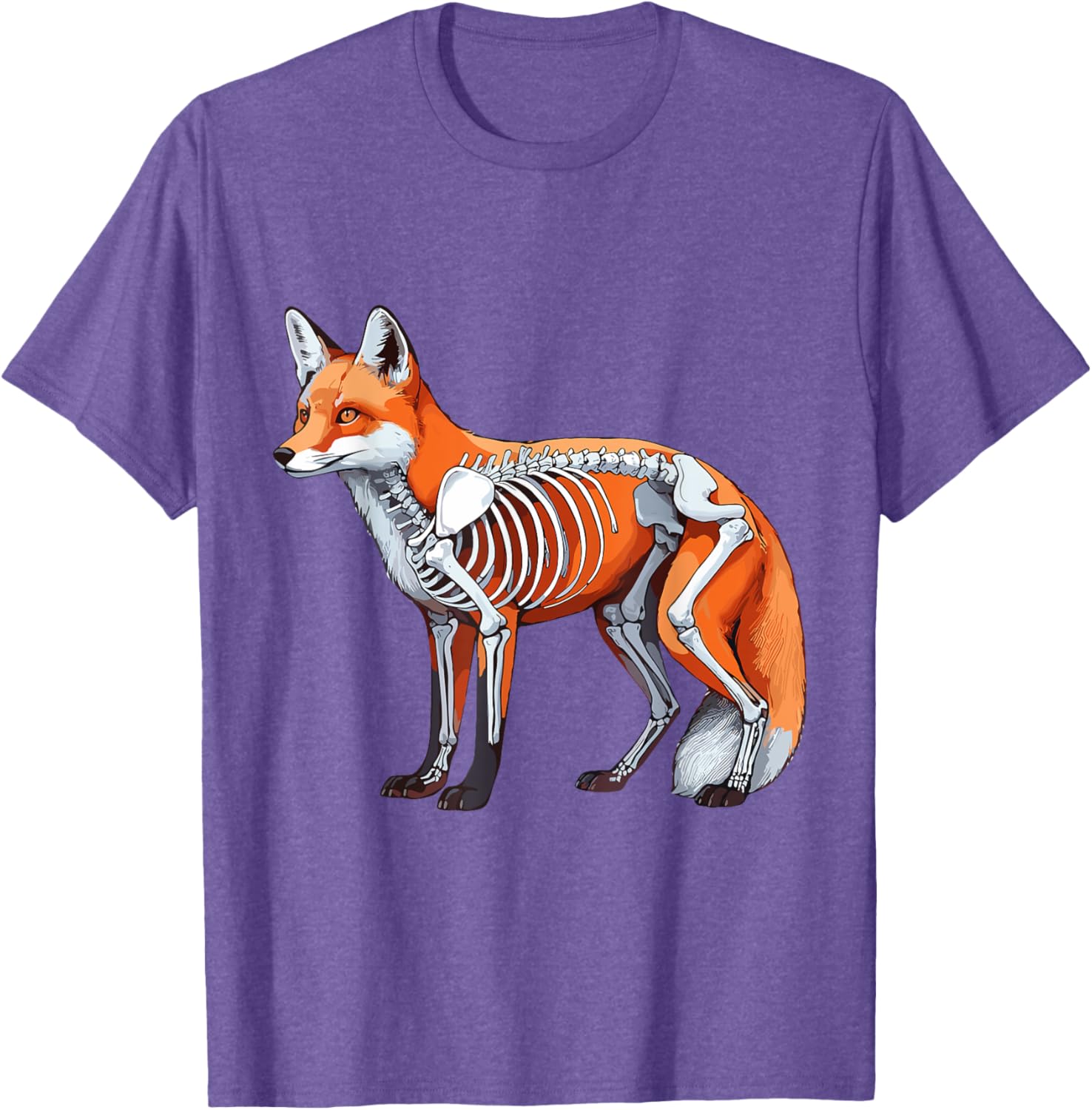 X-ray Fox Body Anatomy Radiography Skeleton T-Shirt for Anatomy Lovers - 9
