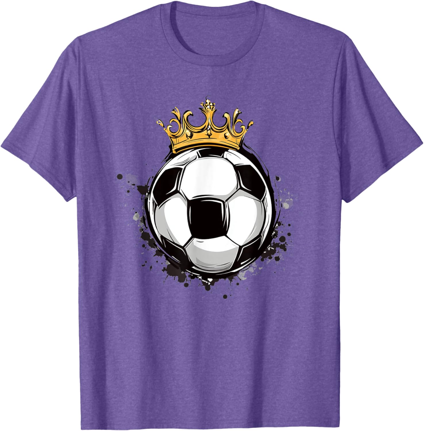 Soccer Royalty T-Shirt with Crowned Ball for Kids - Stylish Sports Wear - 10