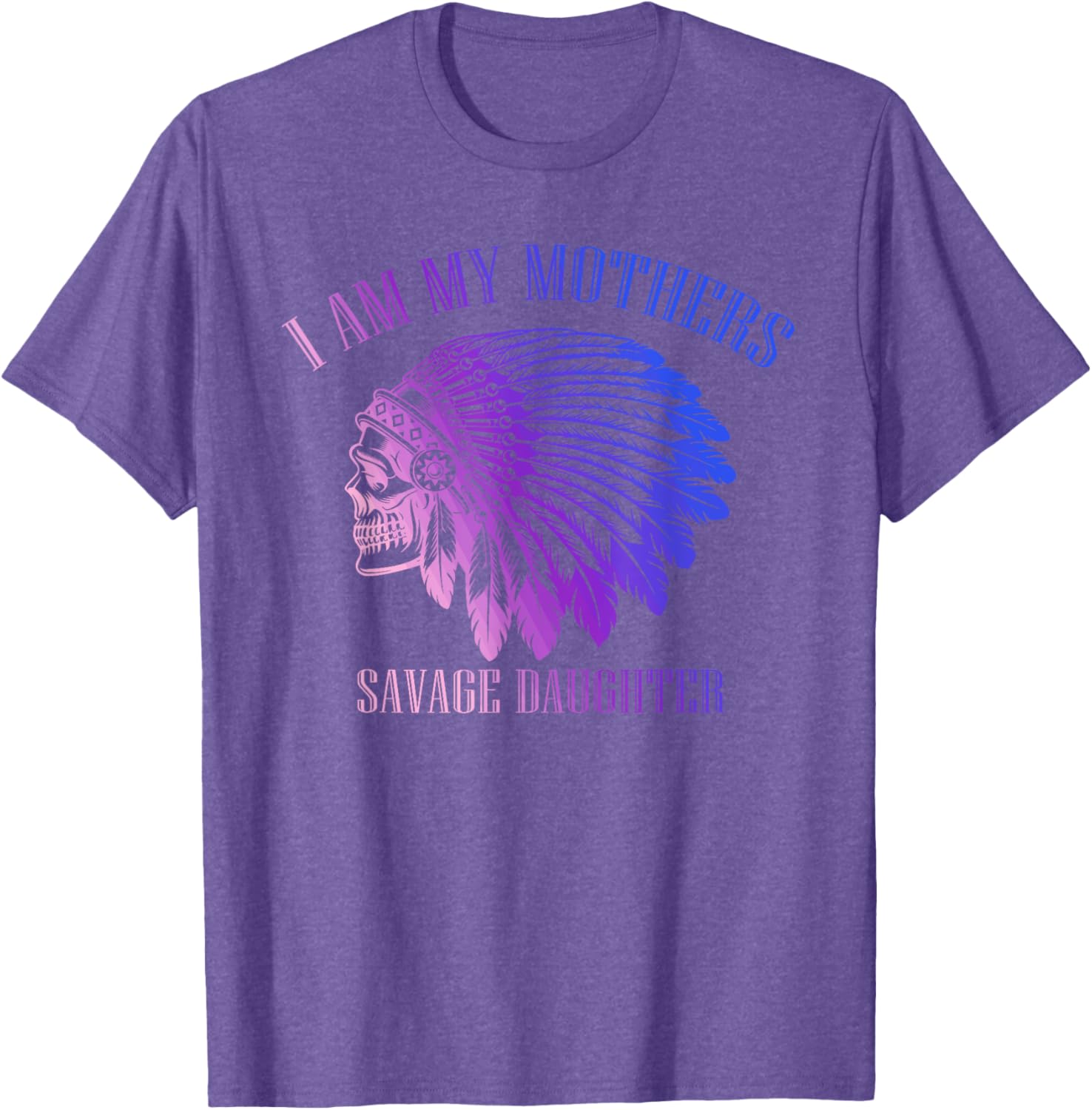 Savage Daughter Apache Skull T-Shirt for Bold Mother-Daughter Style - 4