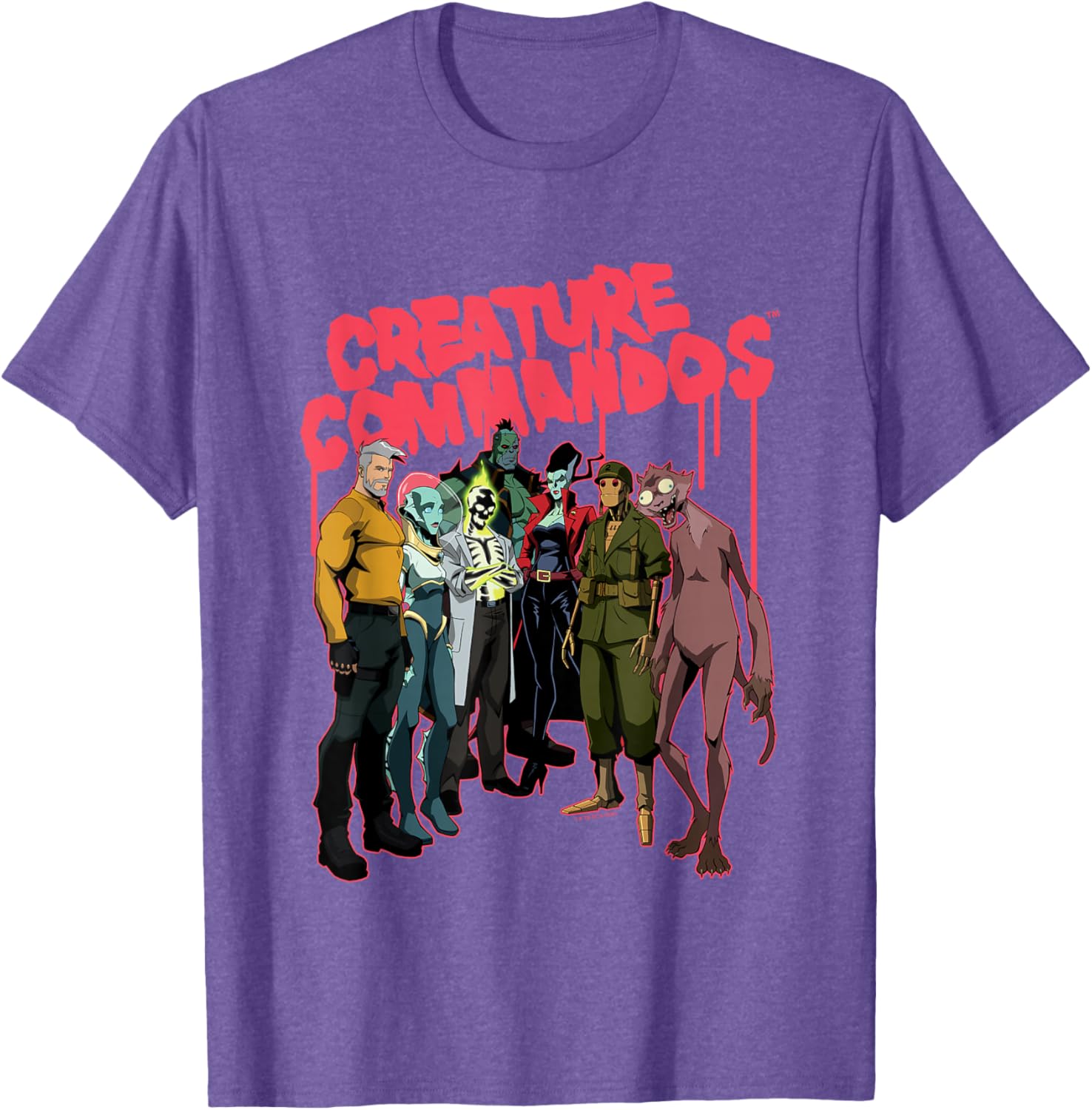 Creature Commandos Task Force M Group Shot T-Shirt for Fans and Collectors - 6