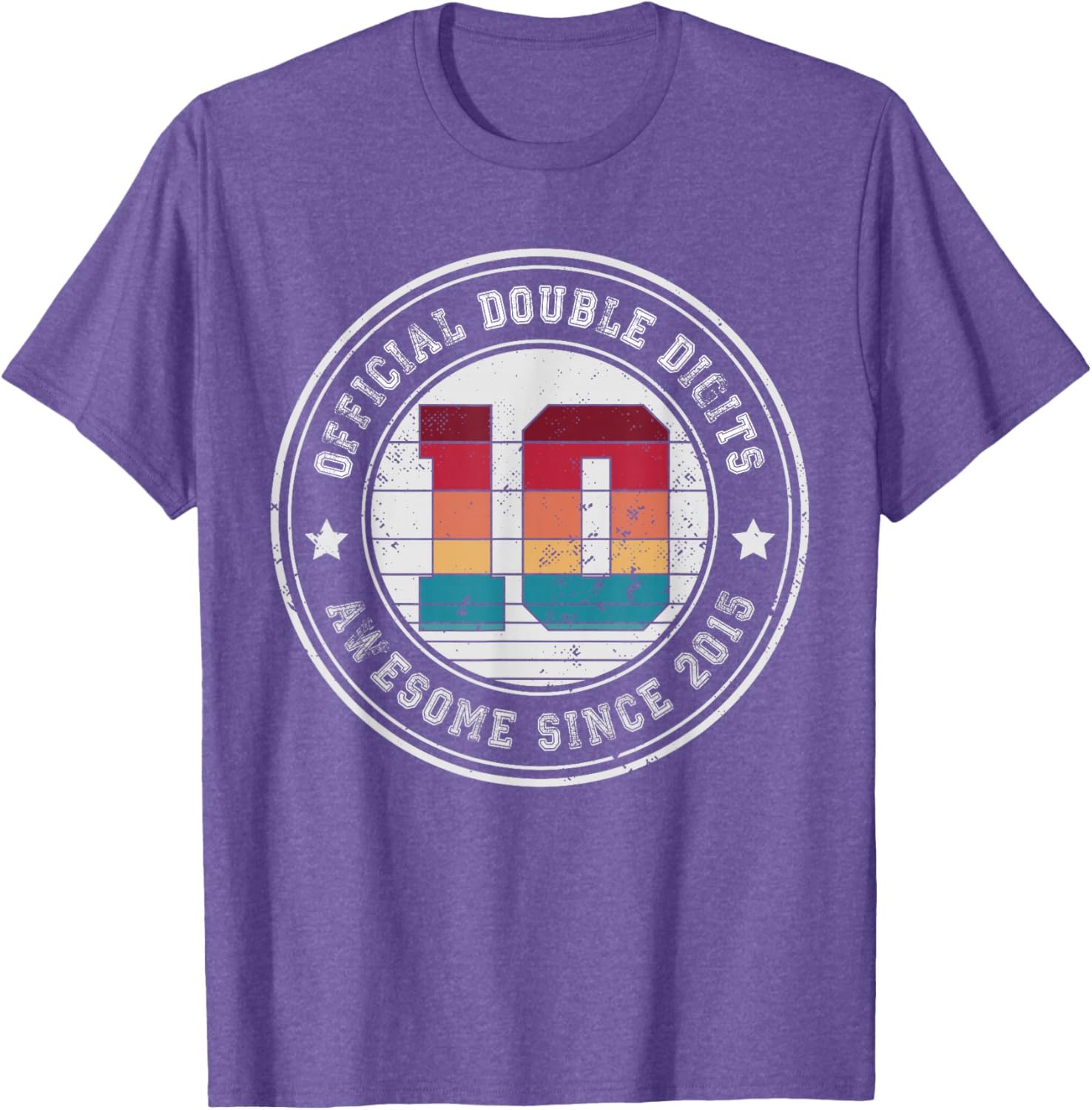 Celebrate 10th Birthday with Fun Ten Years Old Double Digits T-Shirt - 2