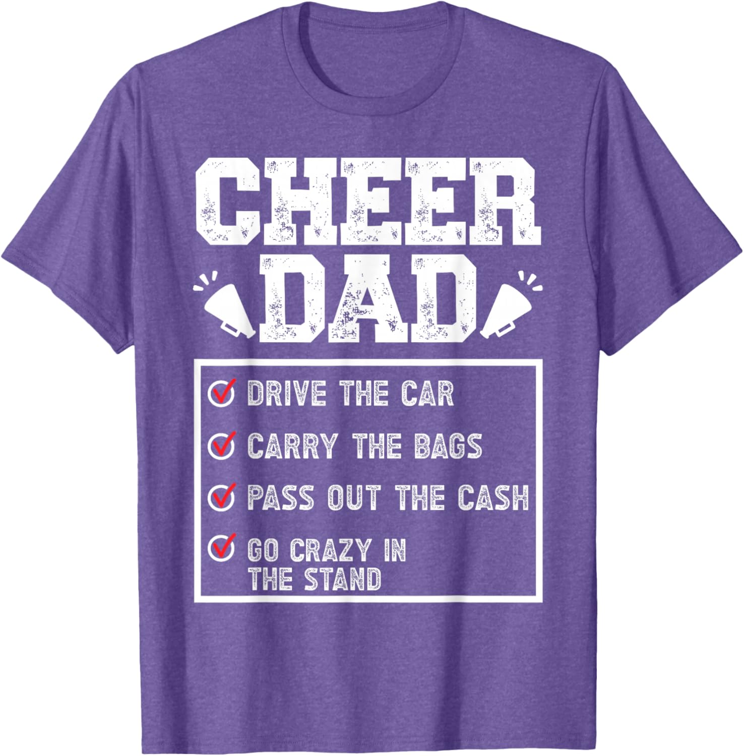Cheer Dad T-Shirt Perfect Gift for Supportive Fathers in Style - 14