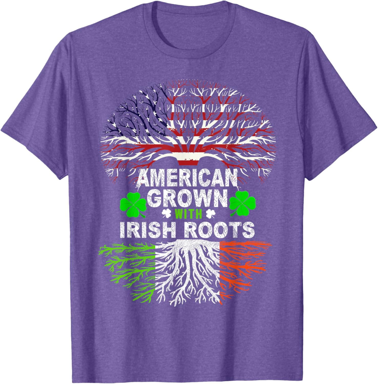 American Grown Irish Roots St. Patrick's Day T-Shirt for Festive Fun - 5