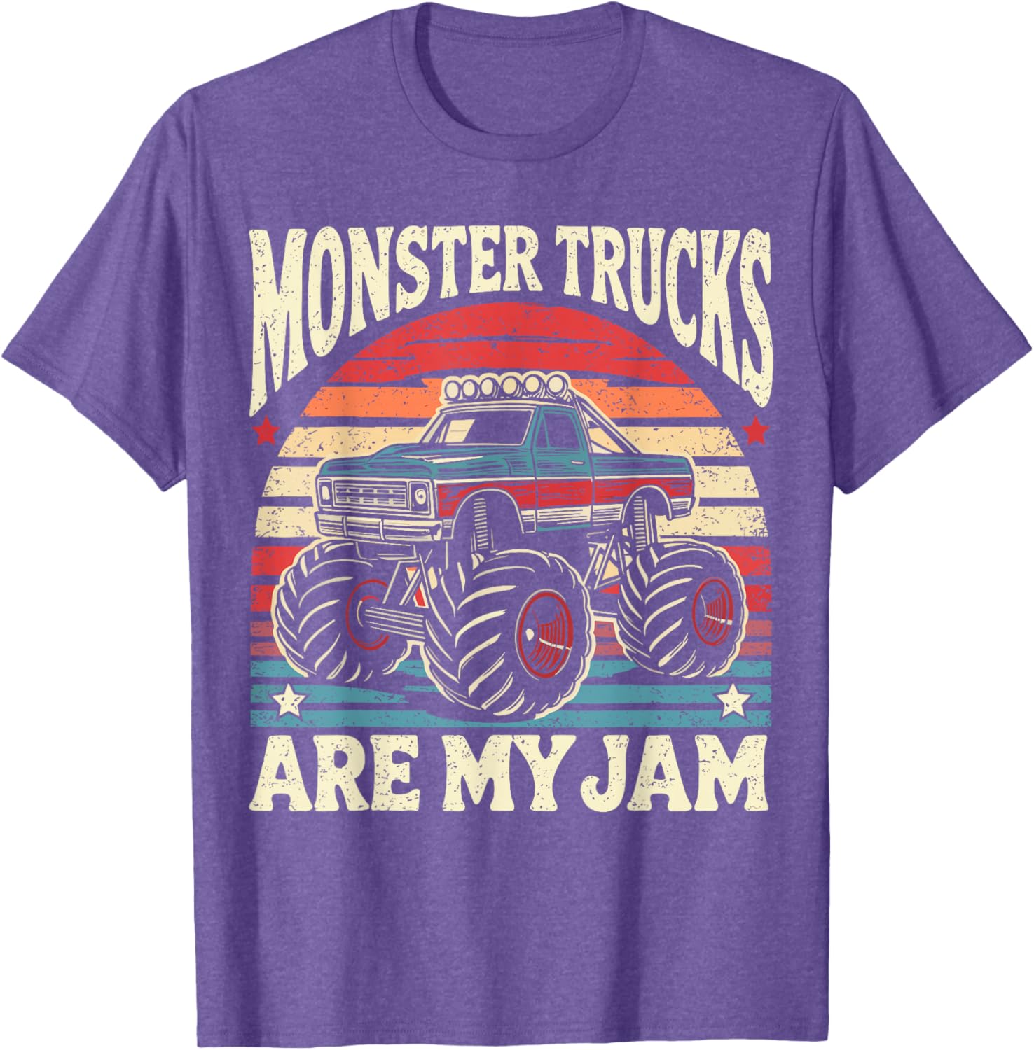 Vintage Monster Truck Enthusiast T-Shirt for Kids and Adults - 2