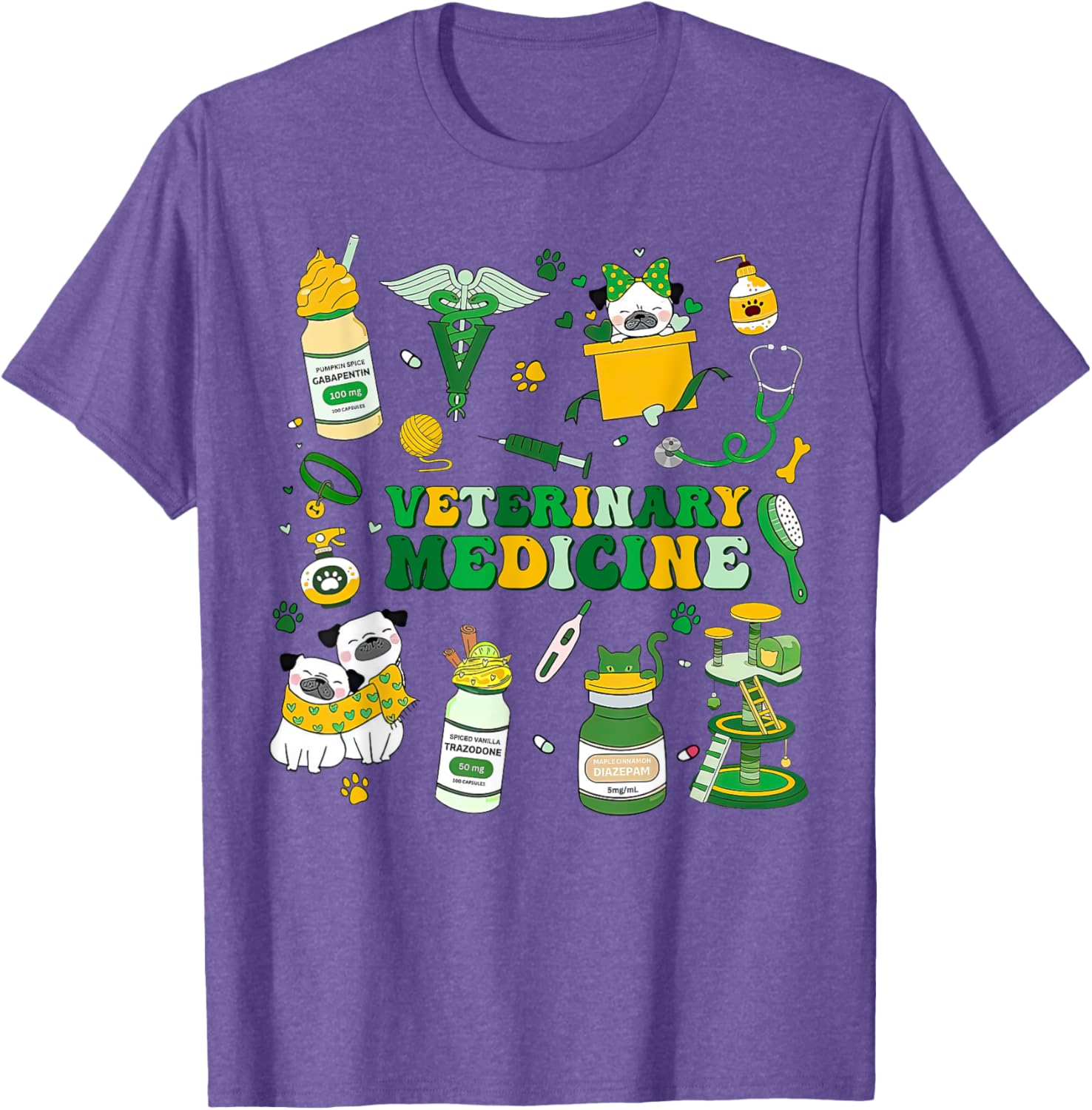 St Patrick's Day Vet Tech T-Shirt for Dog and Cat Lovers - 5