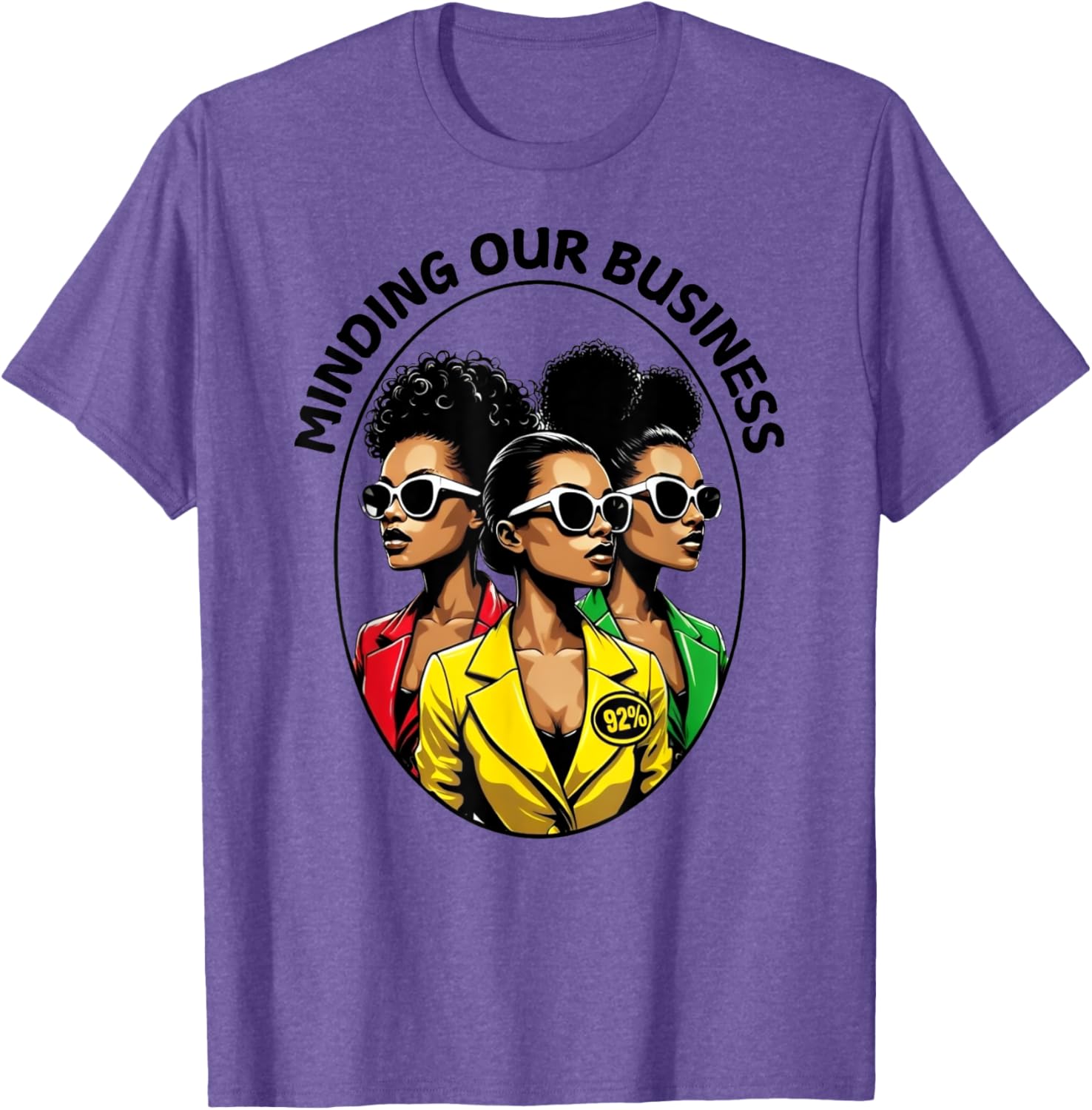 92 Percent Vote Tee for Black Women - Stylish and Empowering T-Shirt - 7