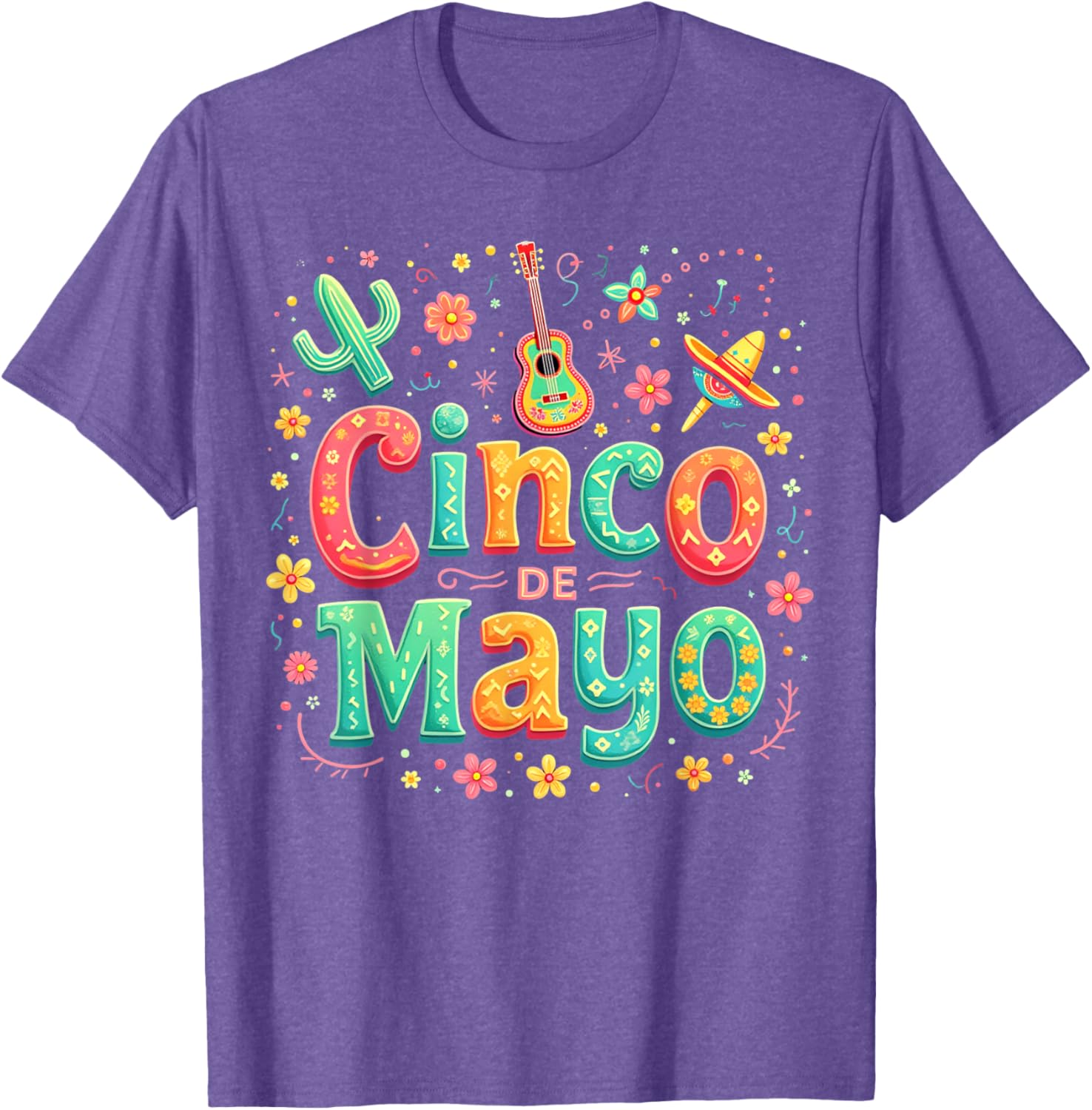 Cinco De Mayo Family Matching Let's Fiesta T-Shirt for Celebration Fun - 13