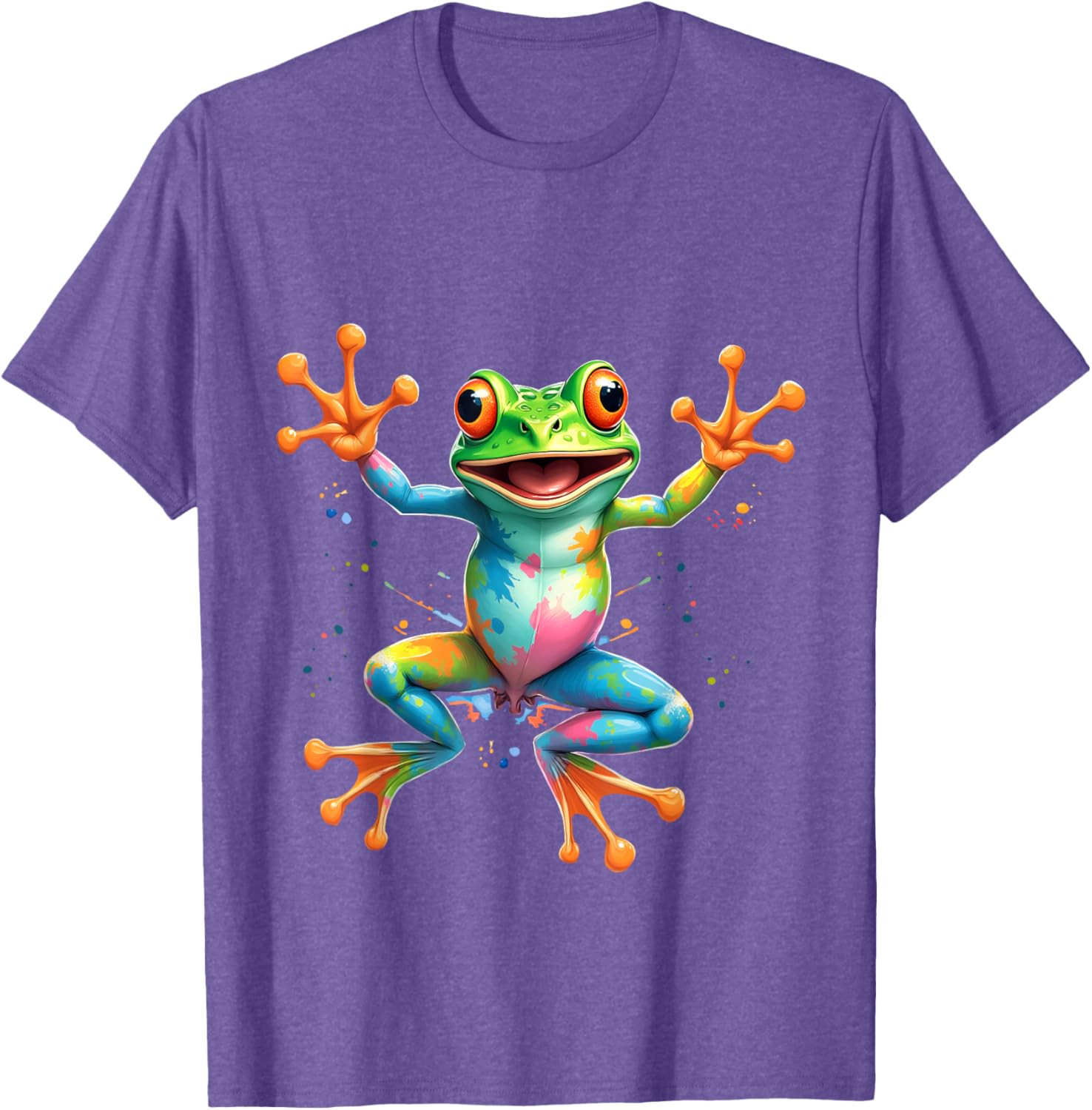 Cool Tie Dye Frog Peace Sign T-Shirt for Men, Women, and Kids - 3